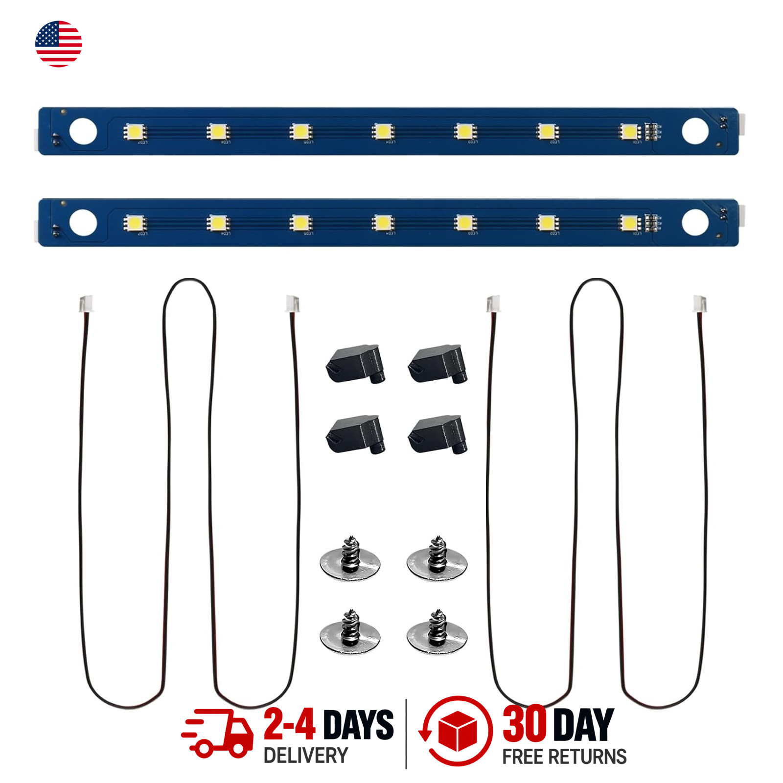 2 Pcs LED Light Kit for Flashforge Adventurer 5M 5M Pro AD5X 24V Cold White