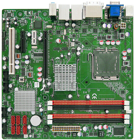 Intel 2x DVI D-SUB 6x SATA Q45 RAID PCIE x16 PCI LGA775 Micro ATX Motherboard