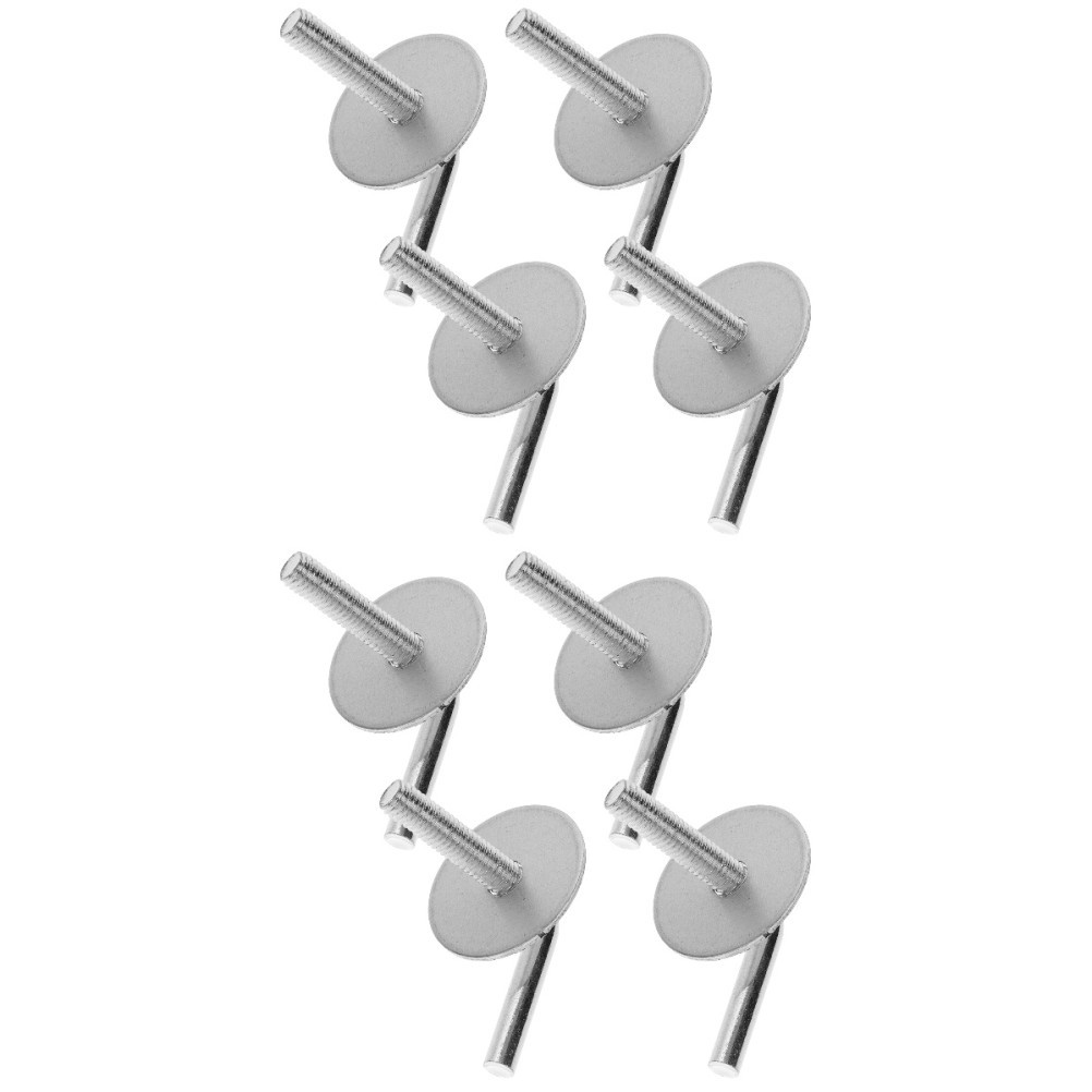 8Pcs Silver Fan Stand Screws Iron Material Durable Fan Base Replacement Kit