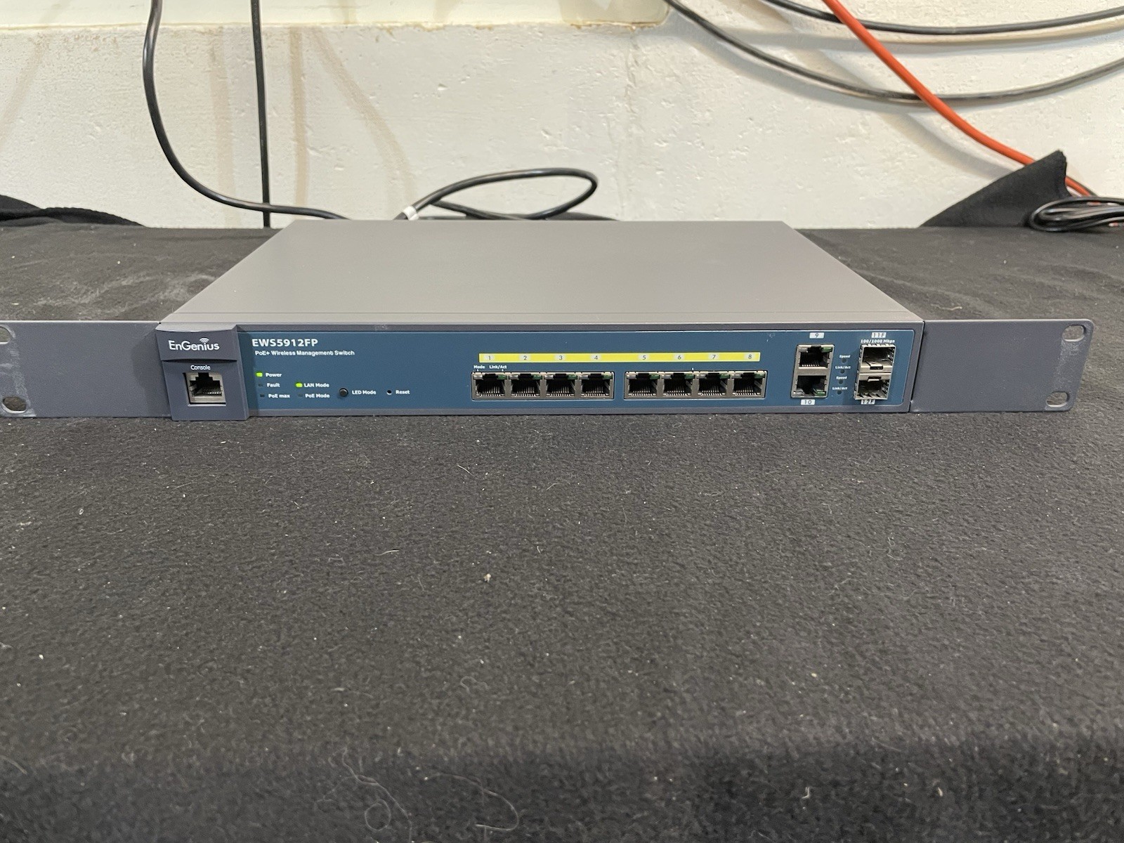EnGenius EWS5912FP Neutron Series 8-Port Gigabit PoE+ Wireless Management Switch