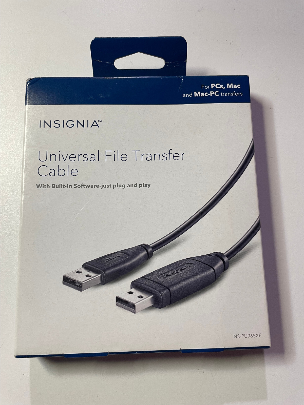 Insignia Universal File Transfer Cable Fot PC's And Macintosh