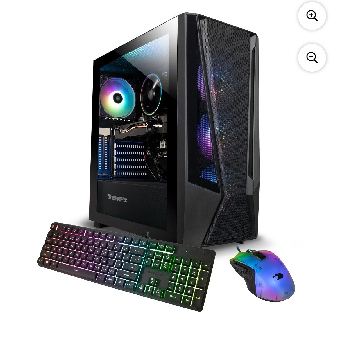 iBUYPOWER Gaming Desktop TMA7N4601 AMD Ryzen 7 5700 Nvidia GeForce RTX 4060 8GB