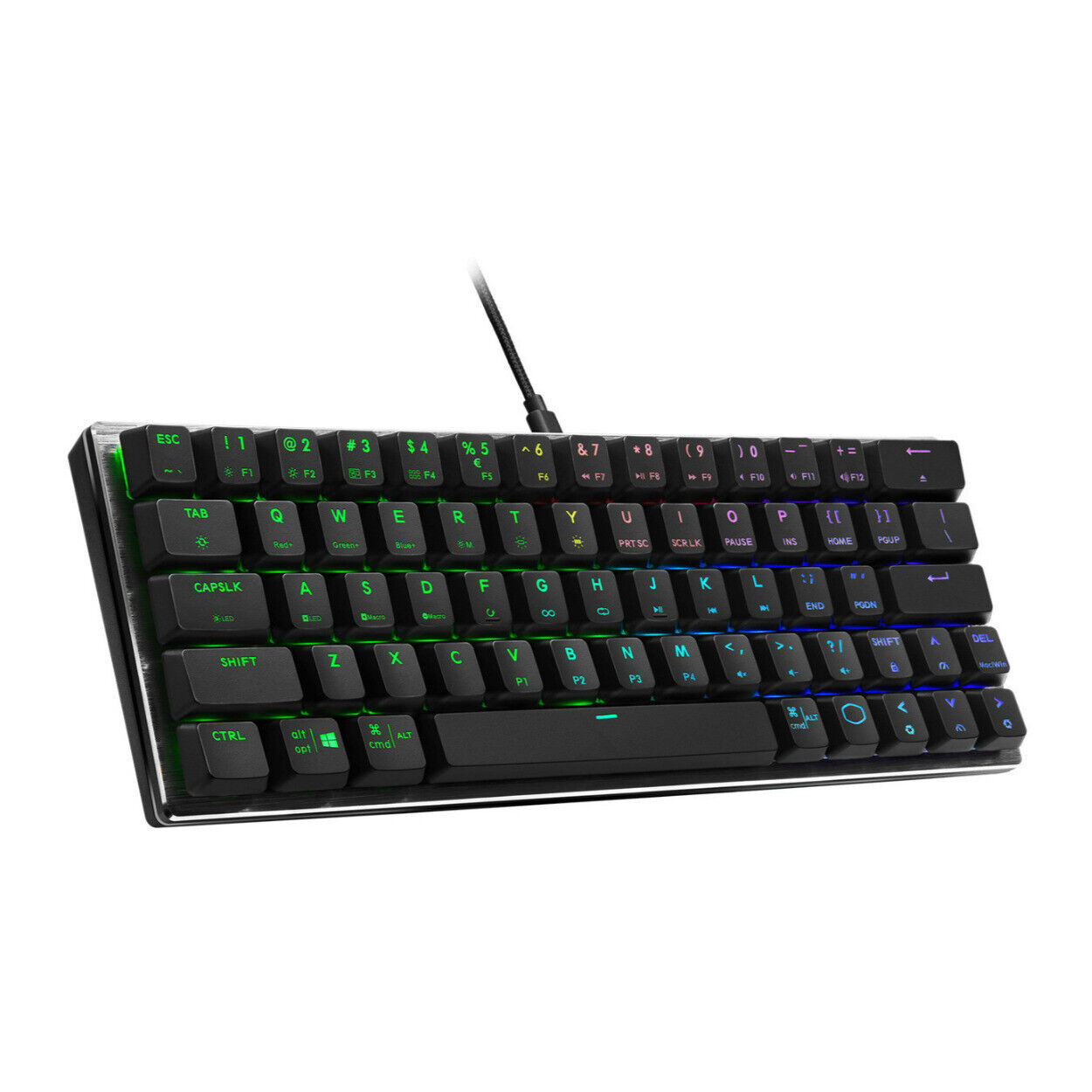 Cooler Master SK620 Wired Mechanical Low Profile Gaming Keyboard Space Gray