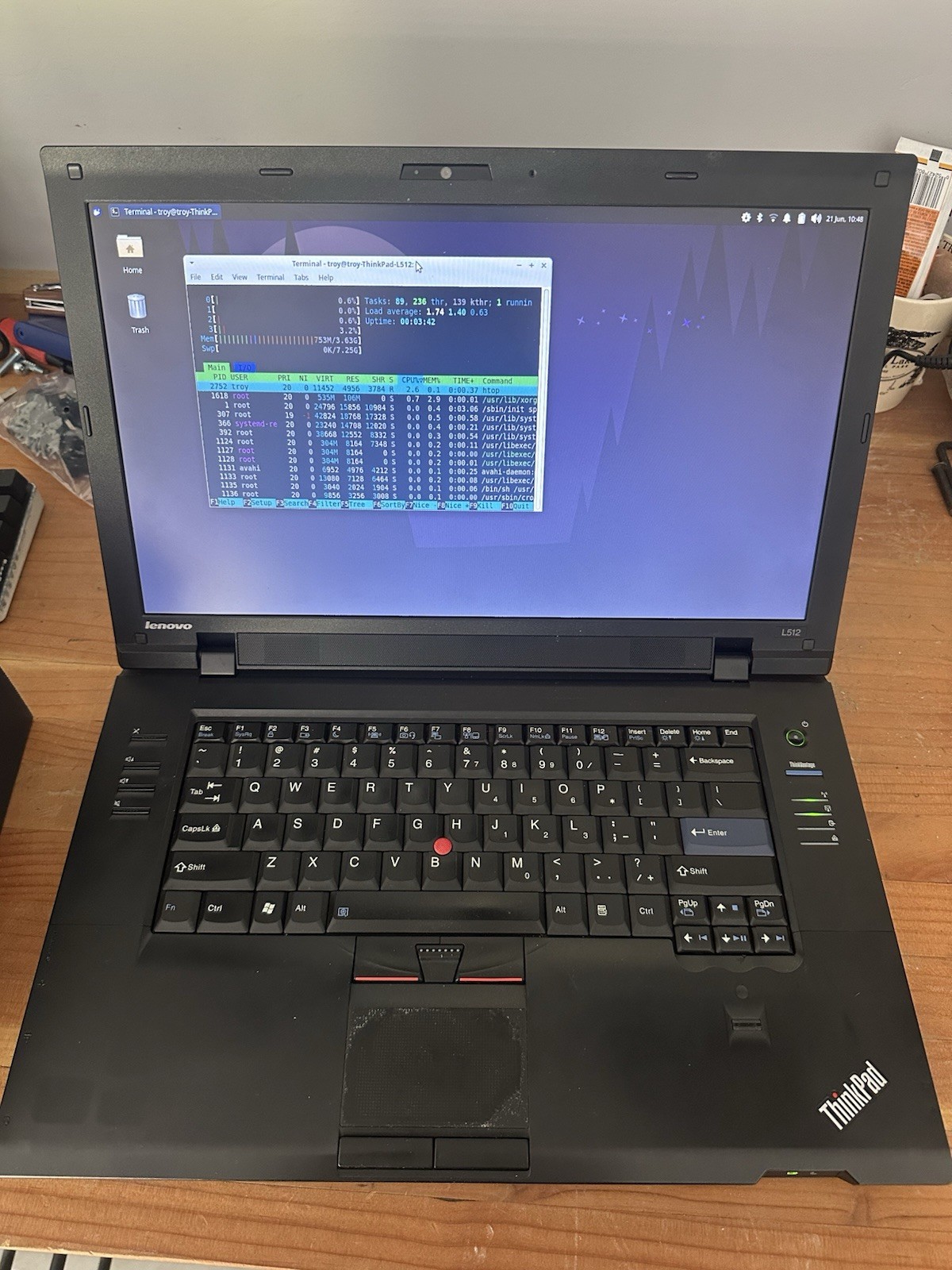 Lenovo Thinkpad L512 Intel Core I5-560m 4gb Ram 15.6 inch Laptop