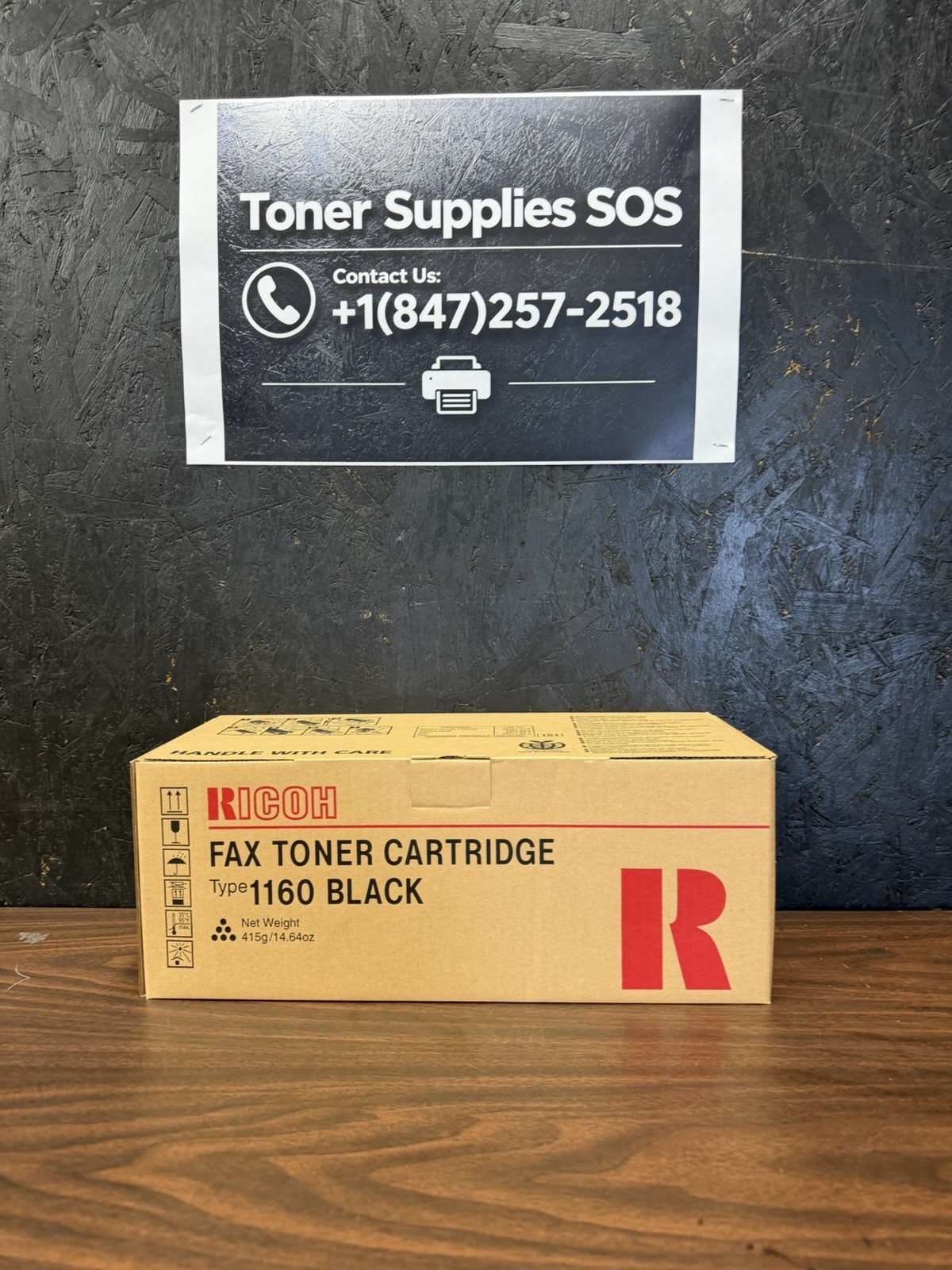 Genuine Ricoh 430347 Type 1160 Fax Toner Cartridge Black