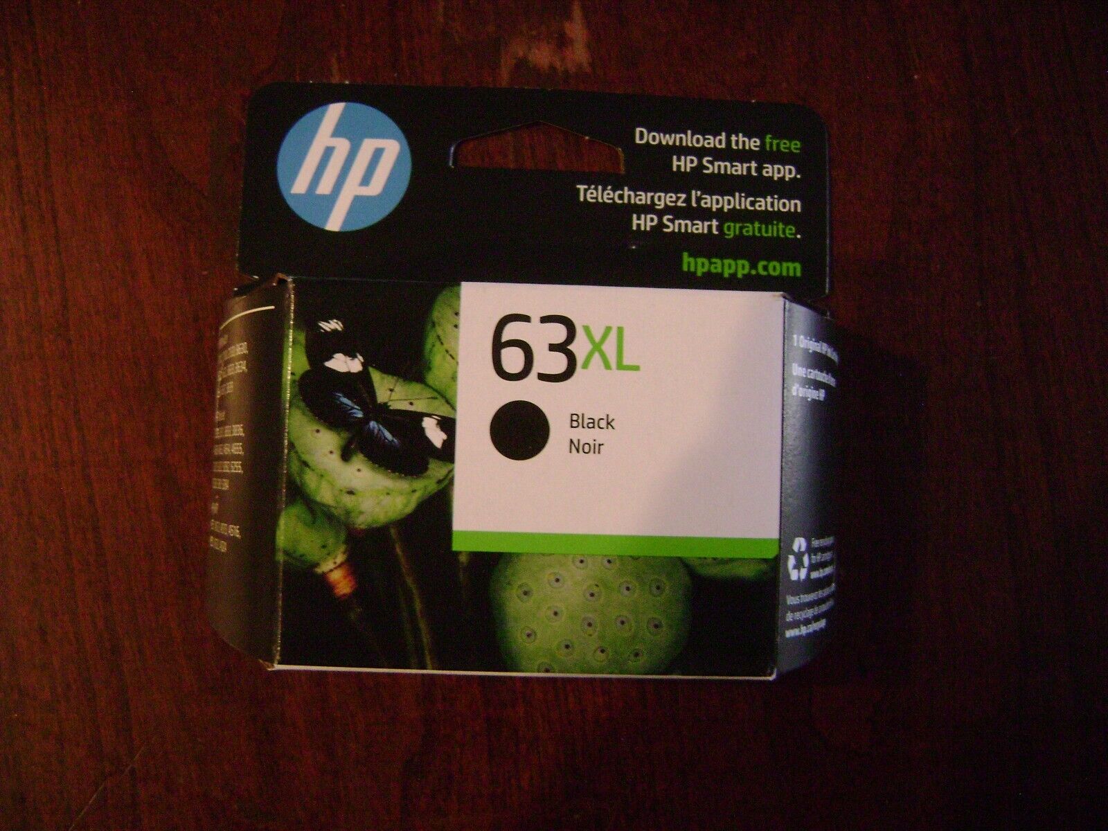 Genuine HP 63XL Black Ink Cartridge F6U64AN High Yield - Expires Feb 2025