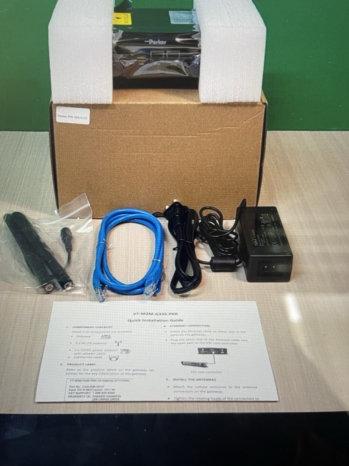 PARKER 200-0133 GATEWAY MULTICONNECT CONDUIT LTE (AT&T) VT-M2M-G335-PKR NEW
