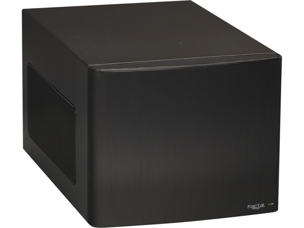 Fractal Design Node 304 - Black - Mini Cube Compact Computer Case - Small