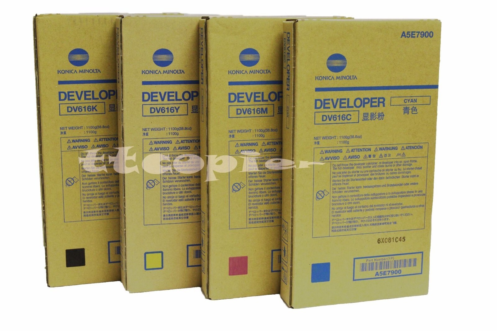 OEM Konica Minolta DV616 set Developer For Bizhub Press C1100 C1085