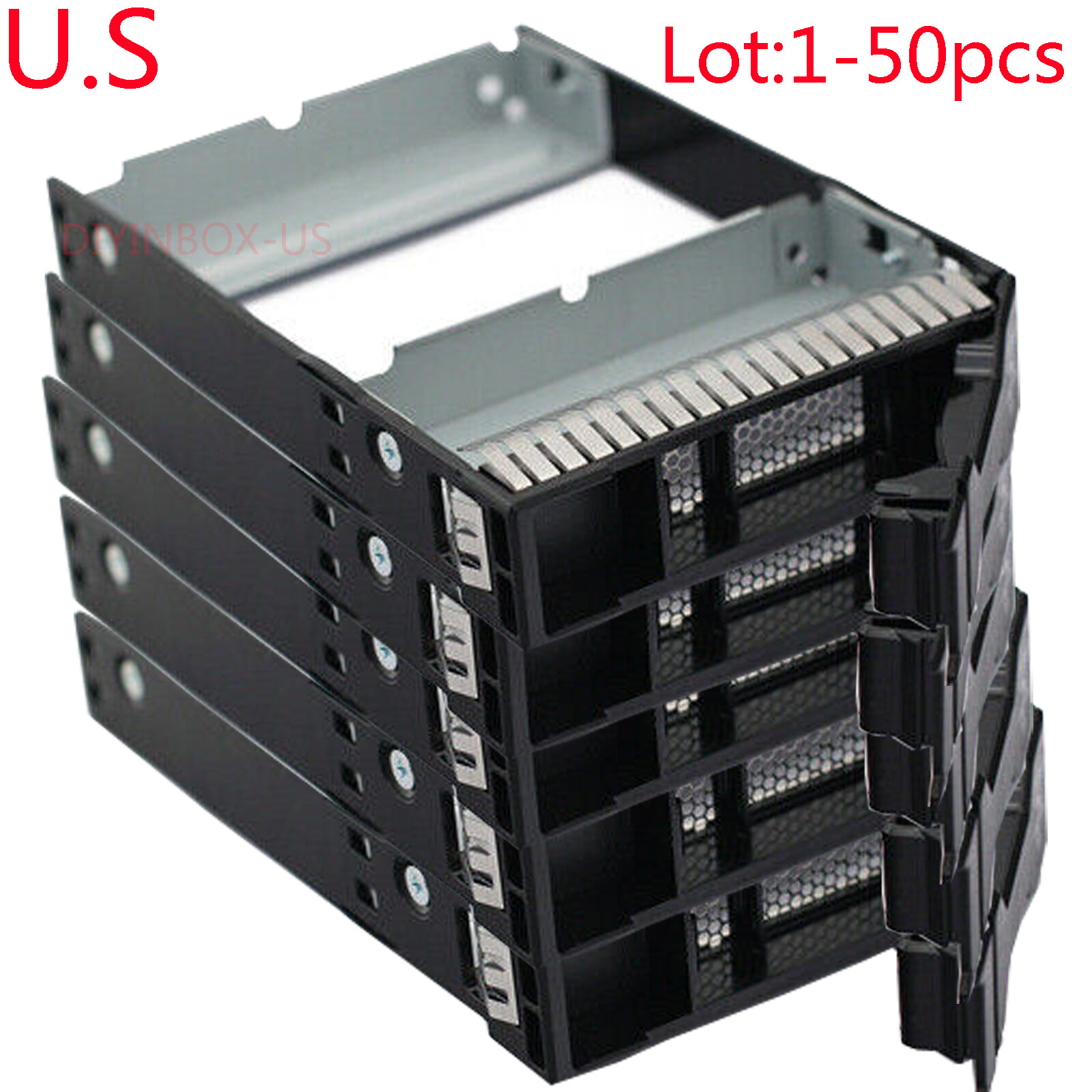 Lot Hard Drive Tray Caddy for HP 652998-001 Proliant Gen 8 LFF 3.5" Non Hot Plug