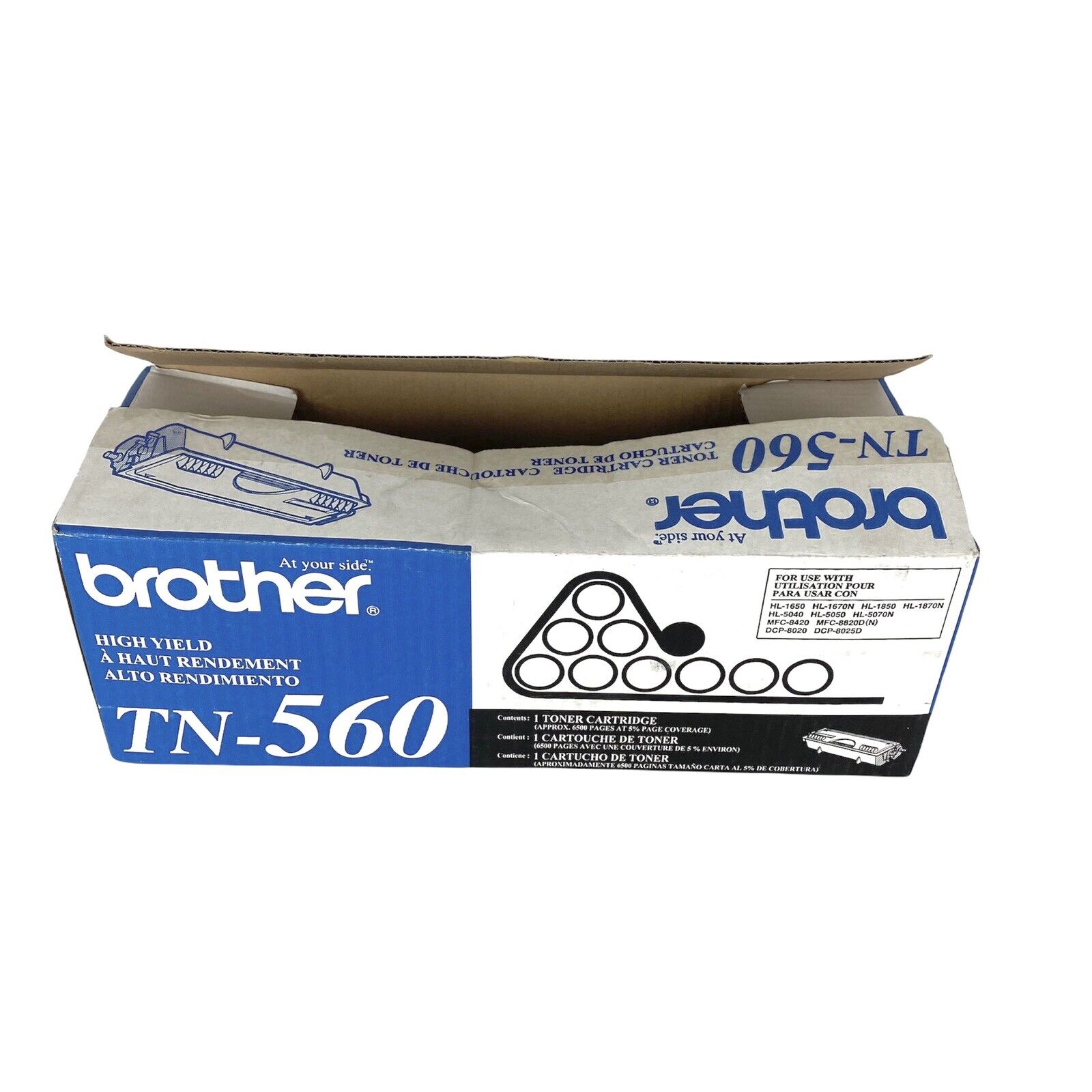 Brother TN-560 Toner Cartridge Open Box Sealed Bag Black