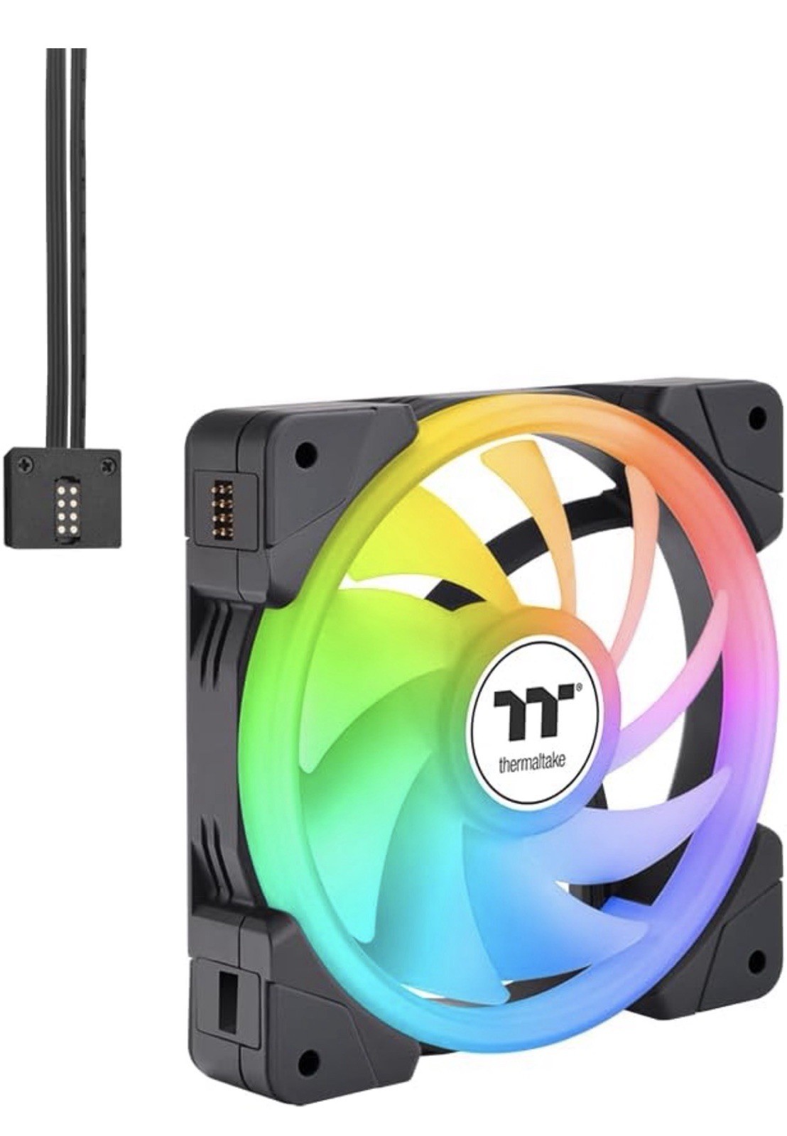 Thermaltake SWAFAN EX 12 RGB PC Desktop Cooling Fan Magnetic Connection (3 Pack)
