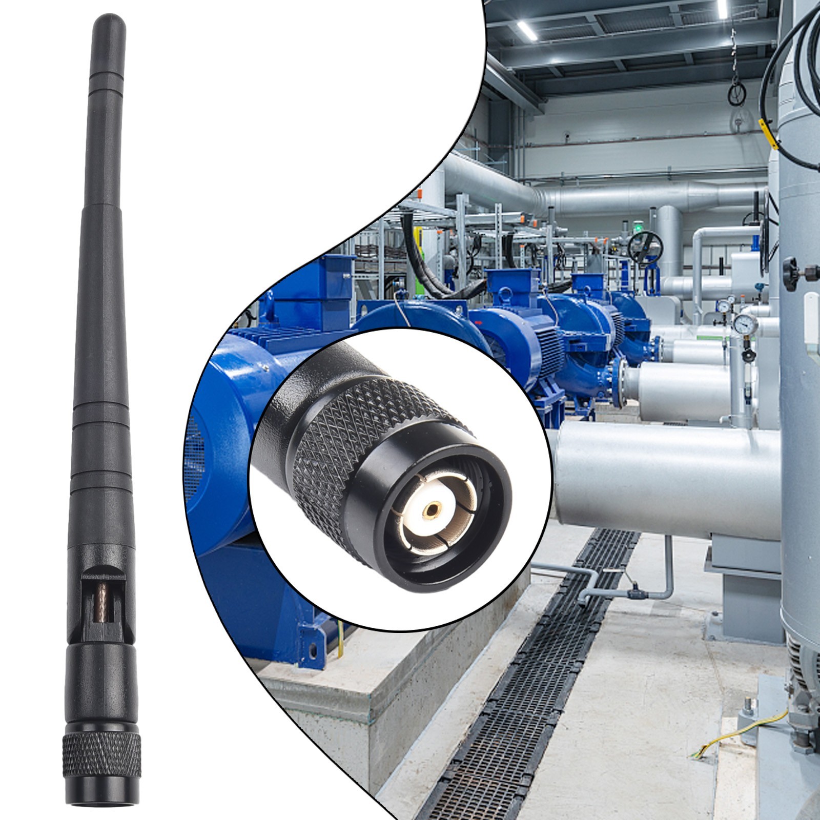 Antenna Aerial 5dbi RP-TNC Male RP-TNC Male Contrastrorrp-tnc