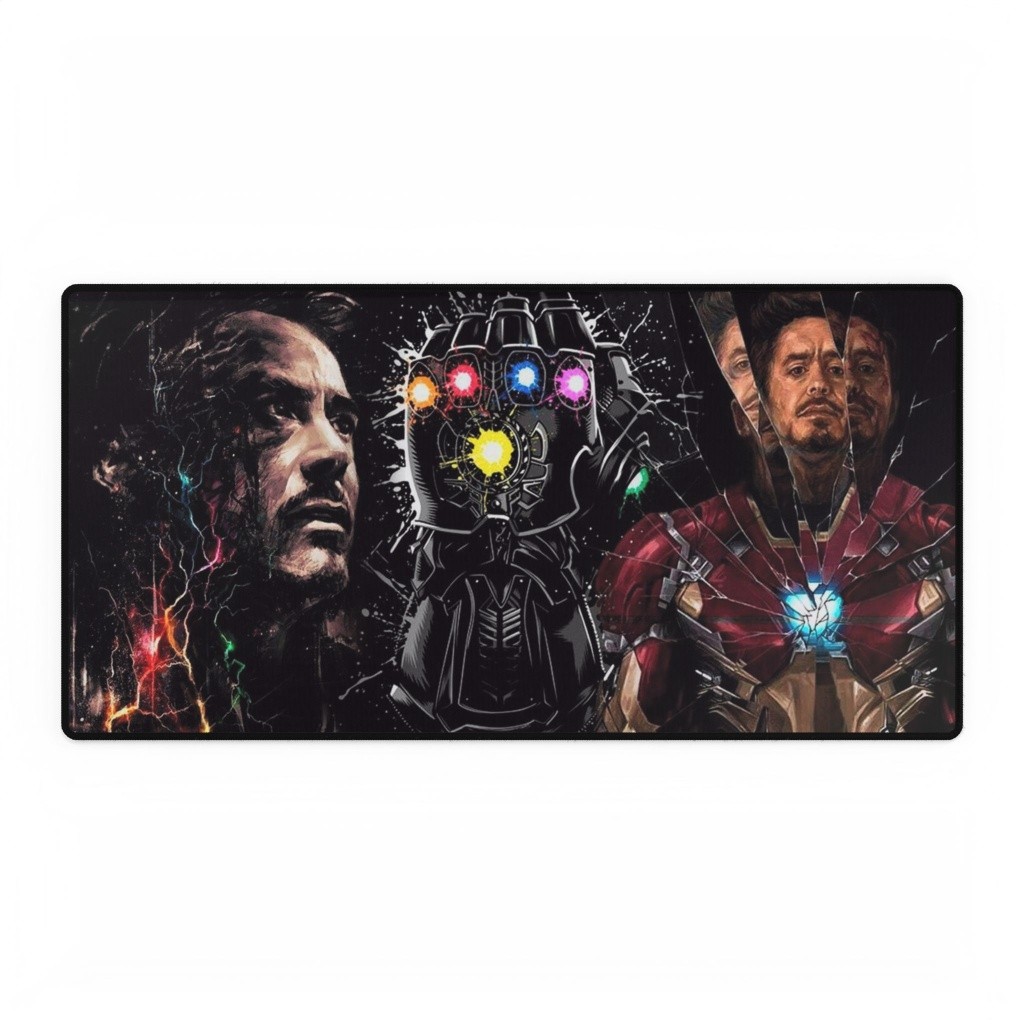 Marvel Iron Man Infinity Gauntlet Stones Split Mouse Pad Desk Mats