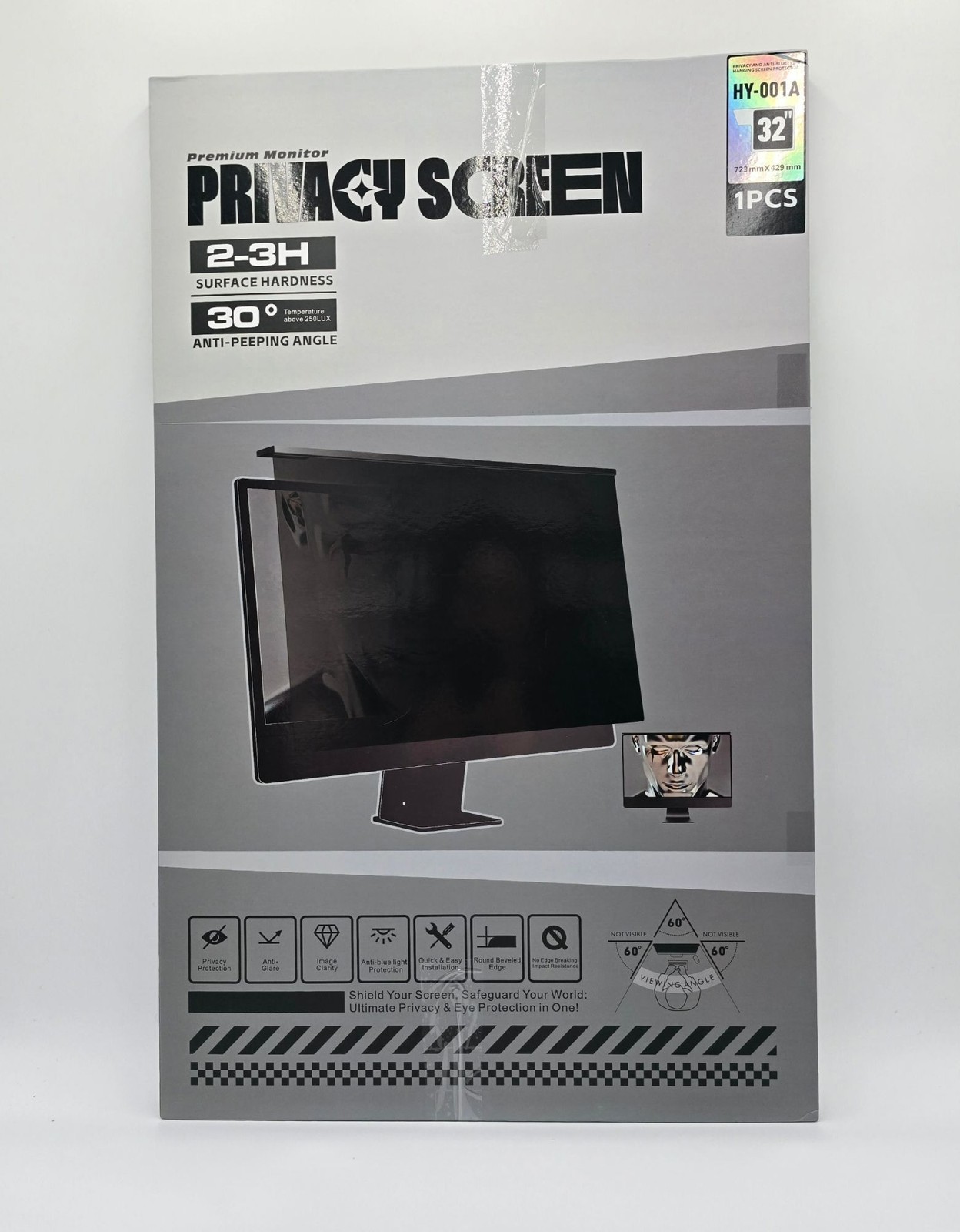 Wvmnqo 32" Privacy Screen for Computer Monitor