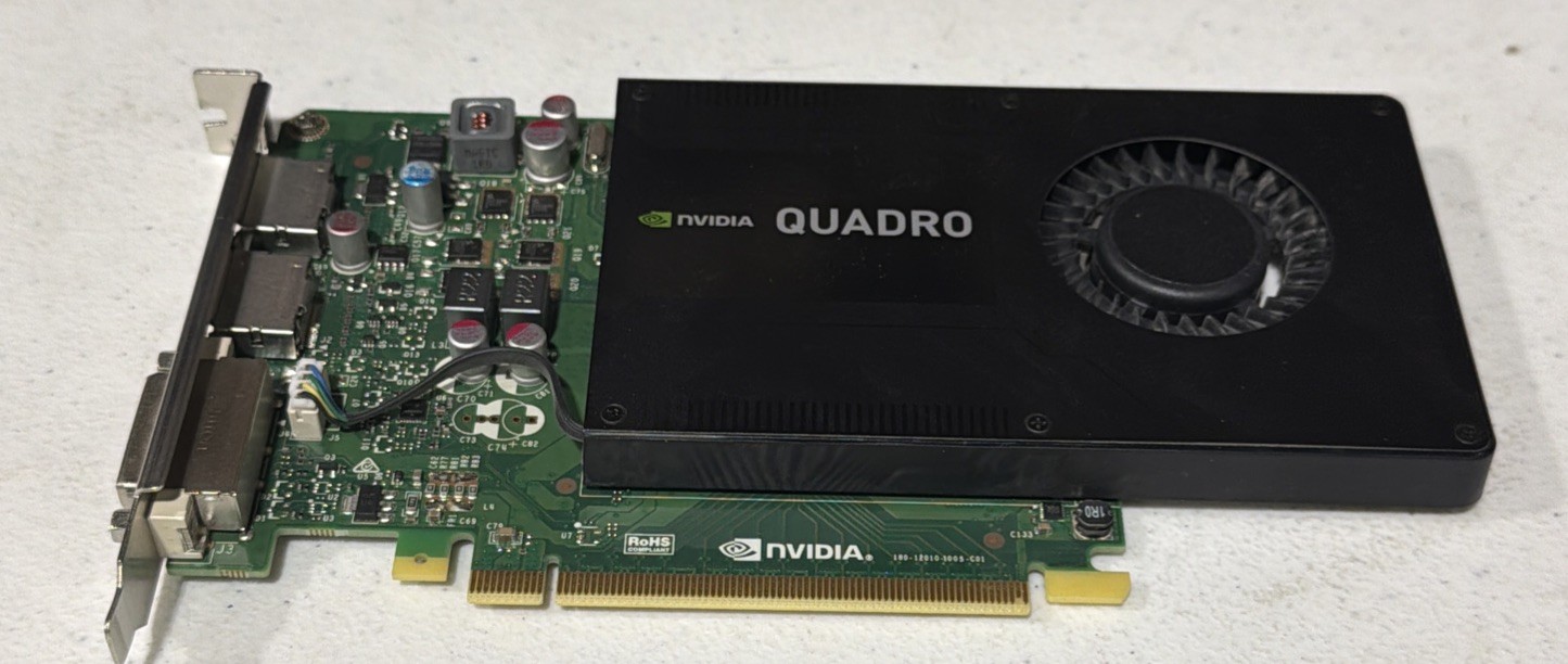 Nvidia Quadro K2200 4GB GDDR5 Graphics Video Card GPU 2x Display Port 1x DVI-D