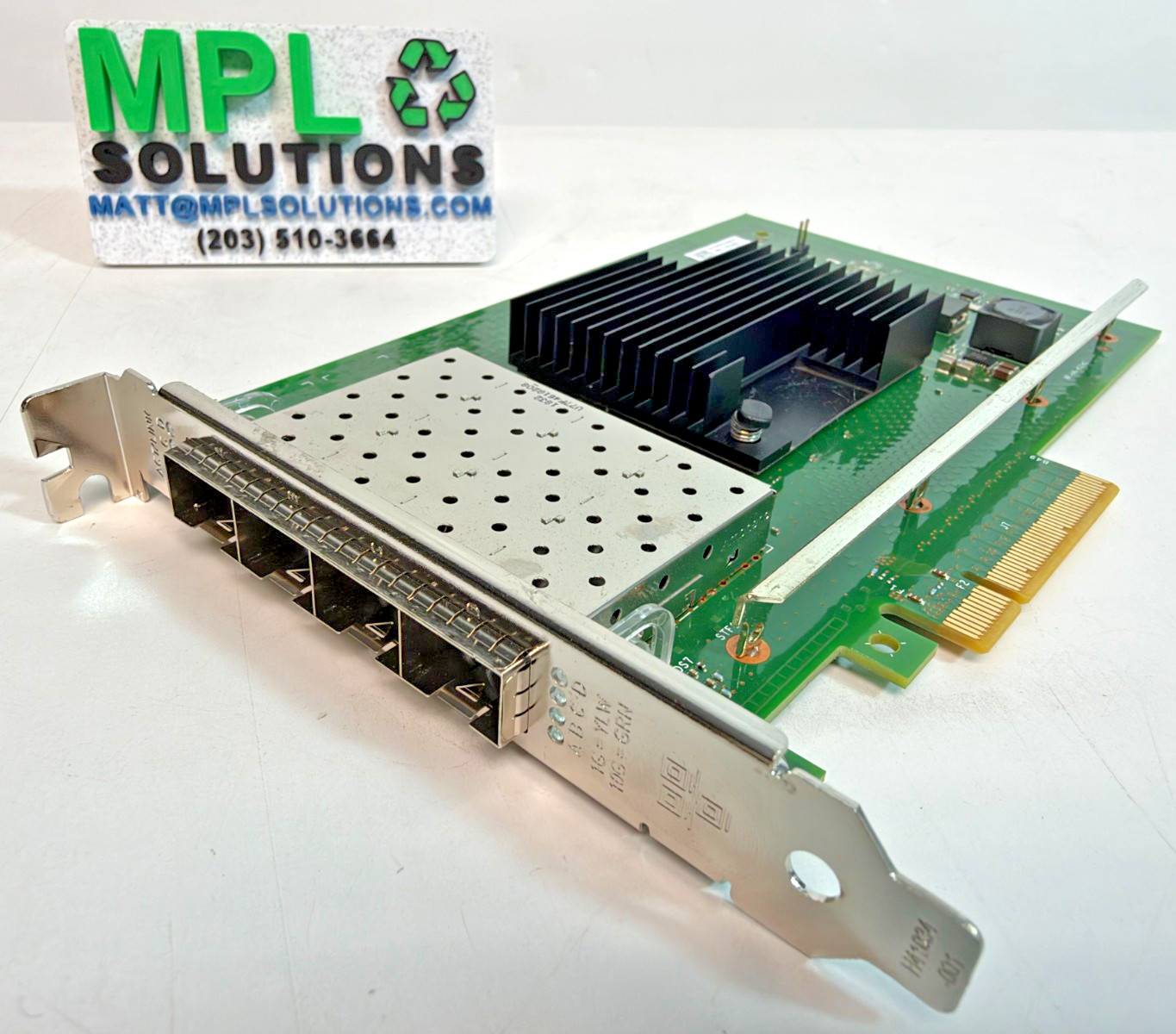 Genuine Intel X710-DA4 FH 4-Port 10GbE SFP+ PCIe Network Adapter X710DA4FHBLK