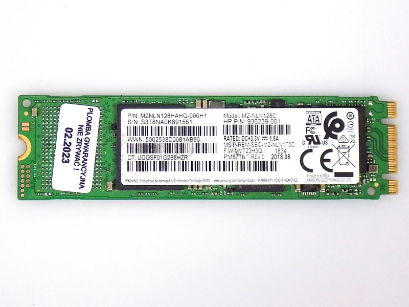 128GB HP 936239-001 Samsung MZ-NLN128C SATA M.2 PCI-Express 2280 SSD Hard Drive