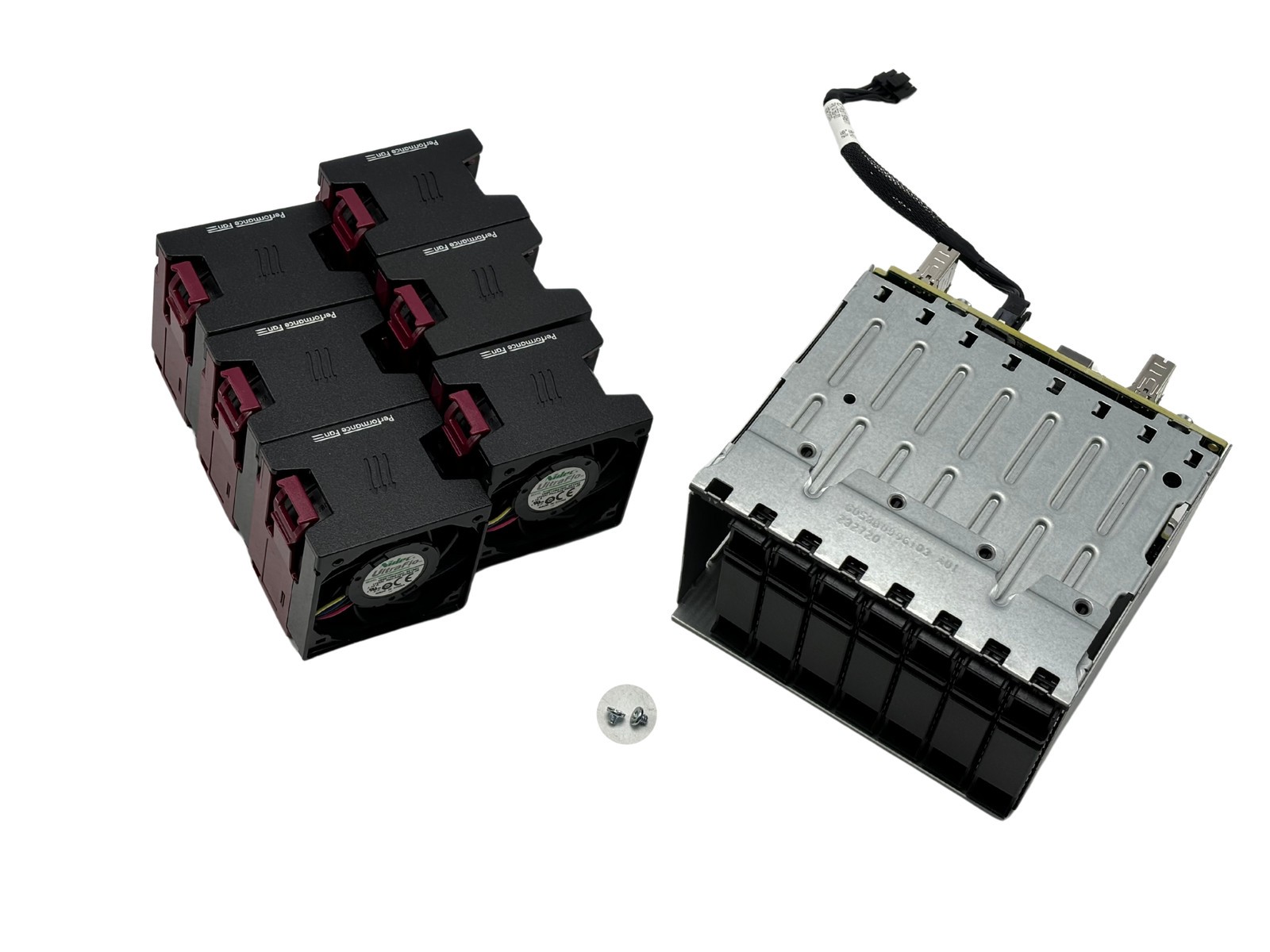 HPe 719067-B21 HPe DL380 G9 1ST Bay Hard Drive Cage/Backplane Kit 6 x FanS