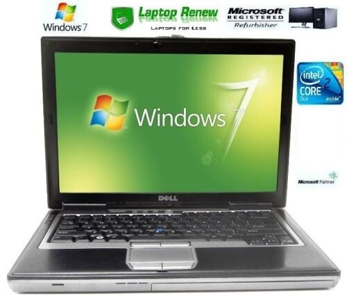 Dell Laptop Windows 7 Pro 32 BIT |80GB 4gb|RS232 Serial Port|New Battery|1 YEAR