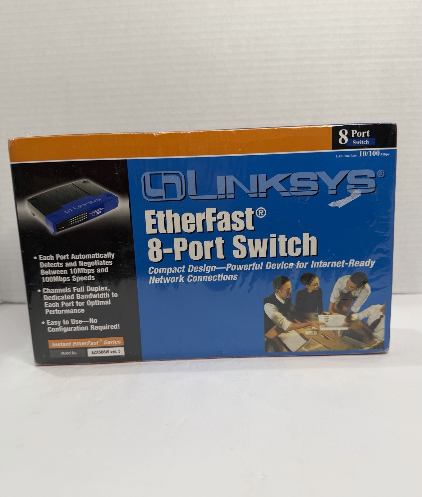 Linksys Etherfast 8-Port Switch 10/100 MBPS New In Box