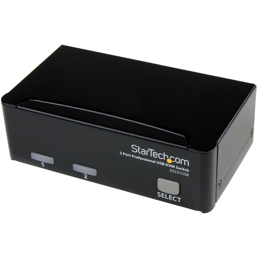 StarTech 2 Port Professional USB KVM Switch Kit with Cables