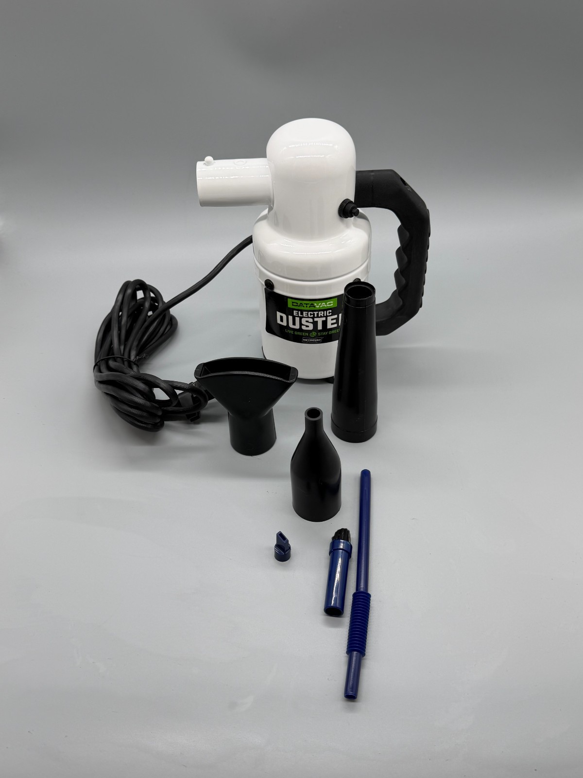 MetroVac DataVac ED500 Handheld Electric Air Blower Duster - White 120V