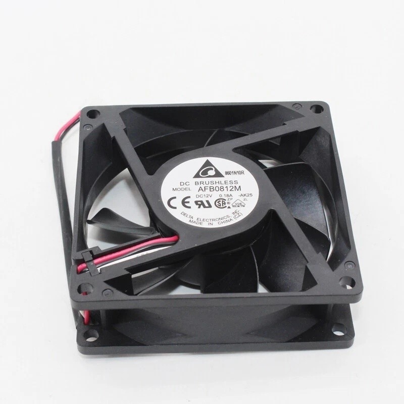 1PC NEW Delta AFB0812M AFB0812M 80mm x 25mm DC12V 0.18A 3Pin Cooling Fan Fast