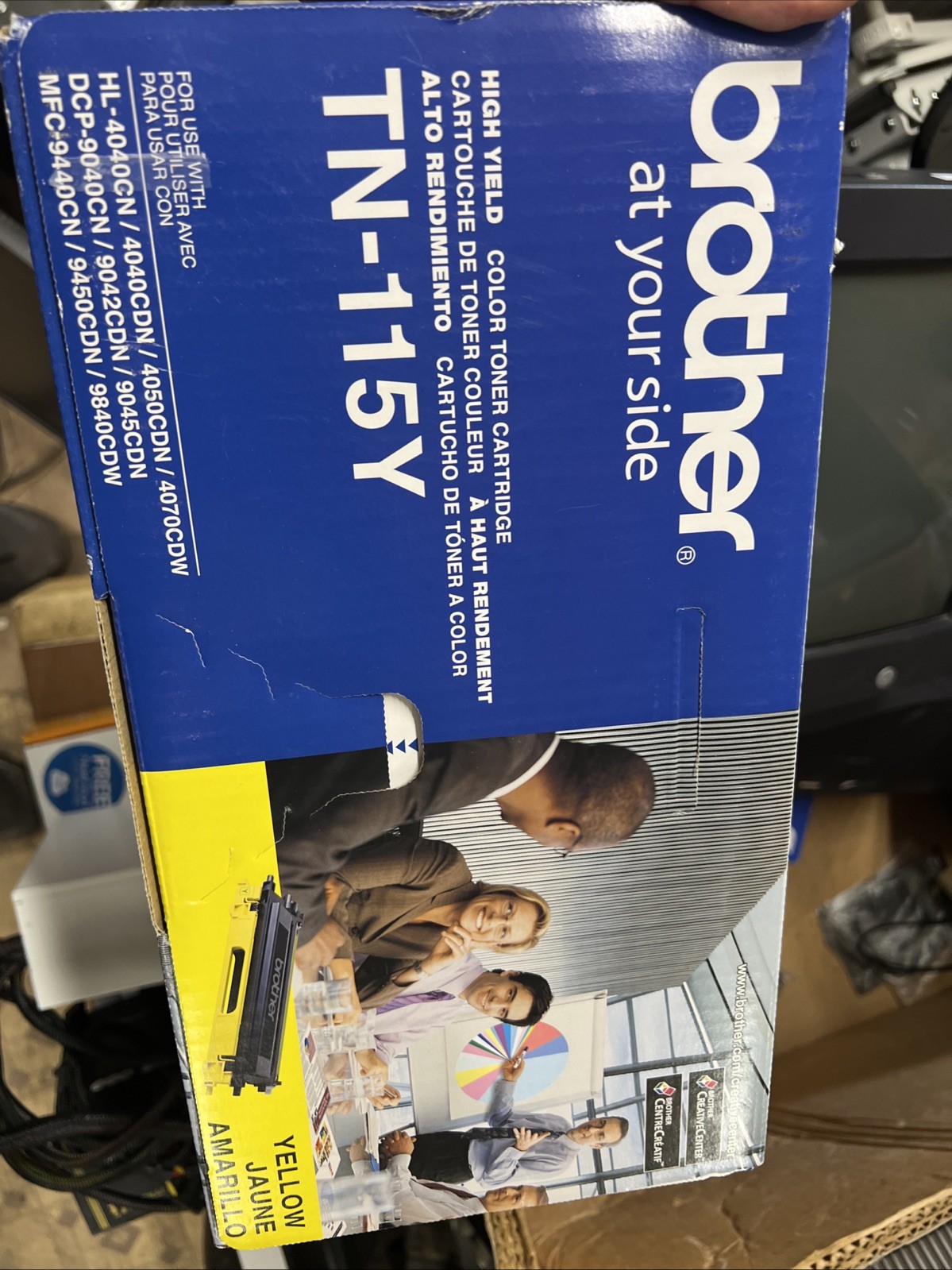 Brother TN-115Y High Yield Yellow Toner Cartridge for HL-4040CN HL-4070CDW NEW