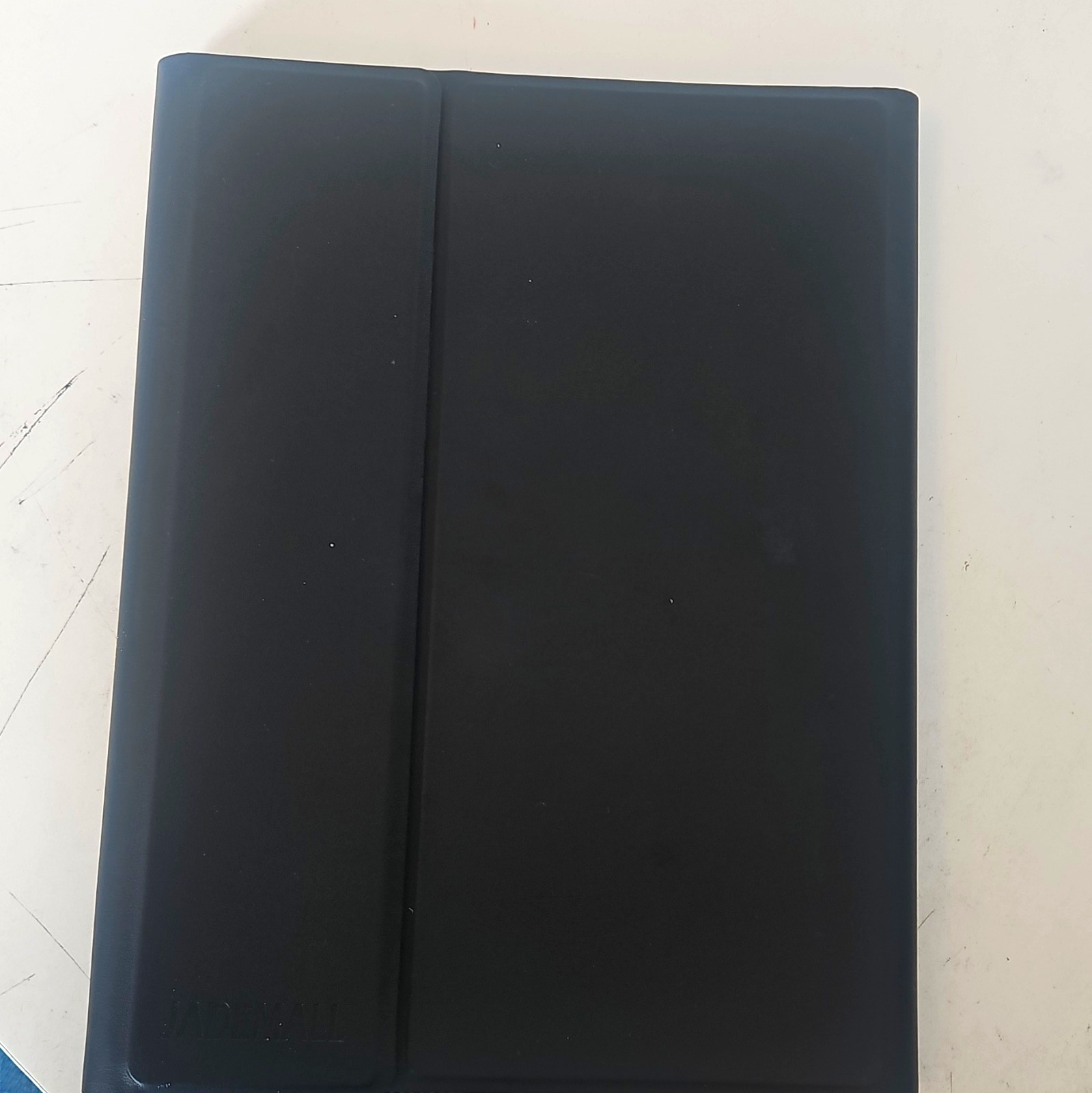 JADEMALL Black Keyboard Folio Case w/ Built-In Keyboard & Stand