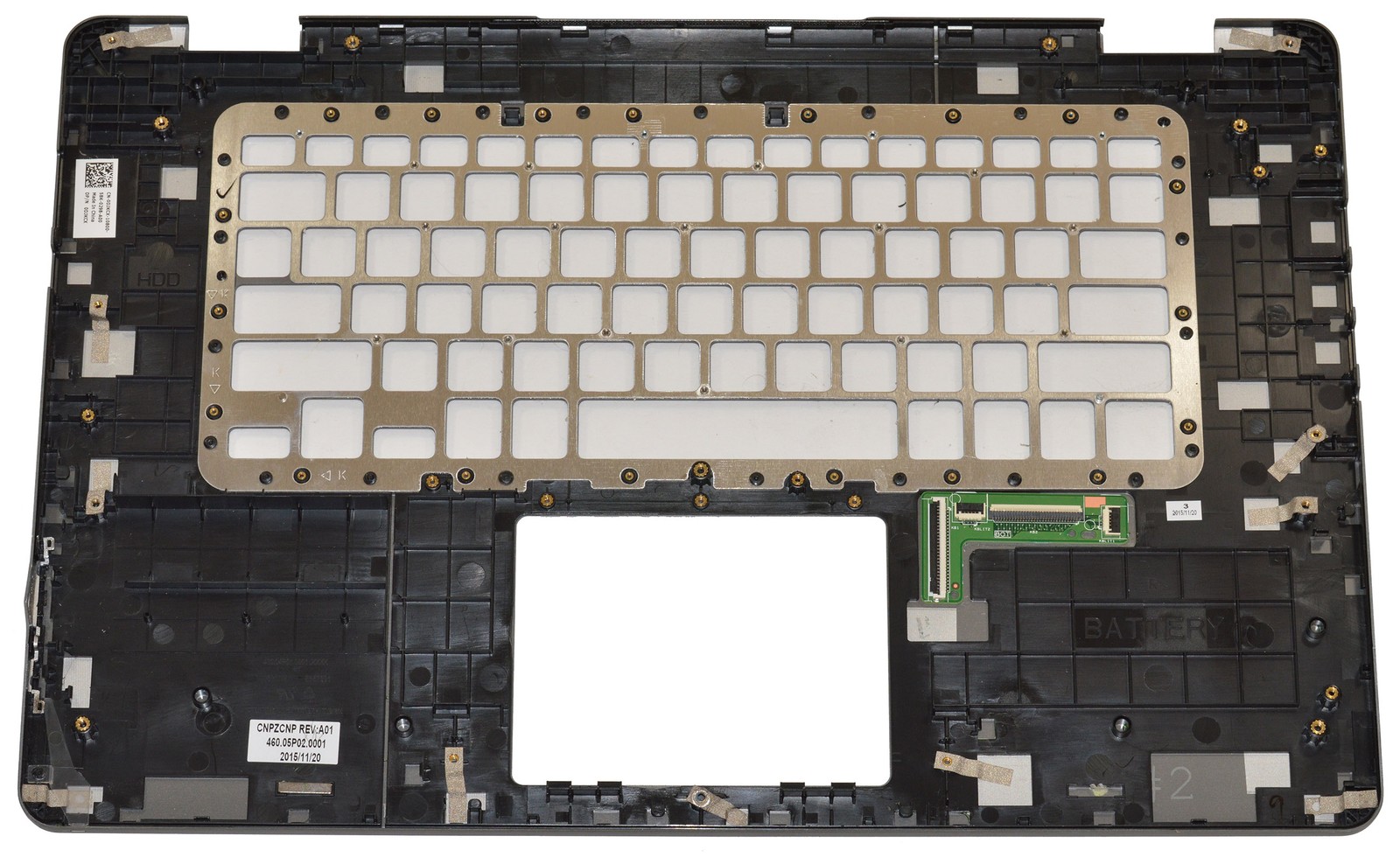 Dell Inspiron 15 7568 Palmrest without Keyboard or Touchpad