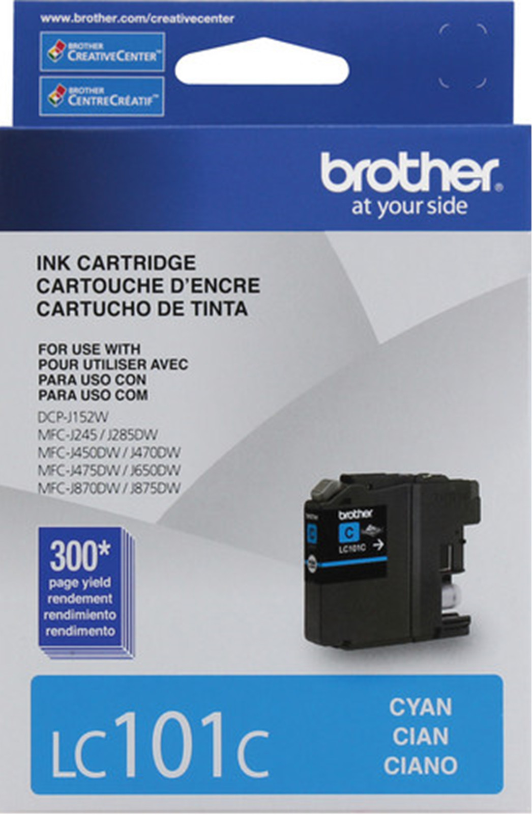 New Genuine Brother LC101 Cyan Ink Cartridge DCP-J152W, MFC-J245