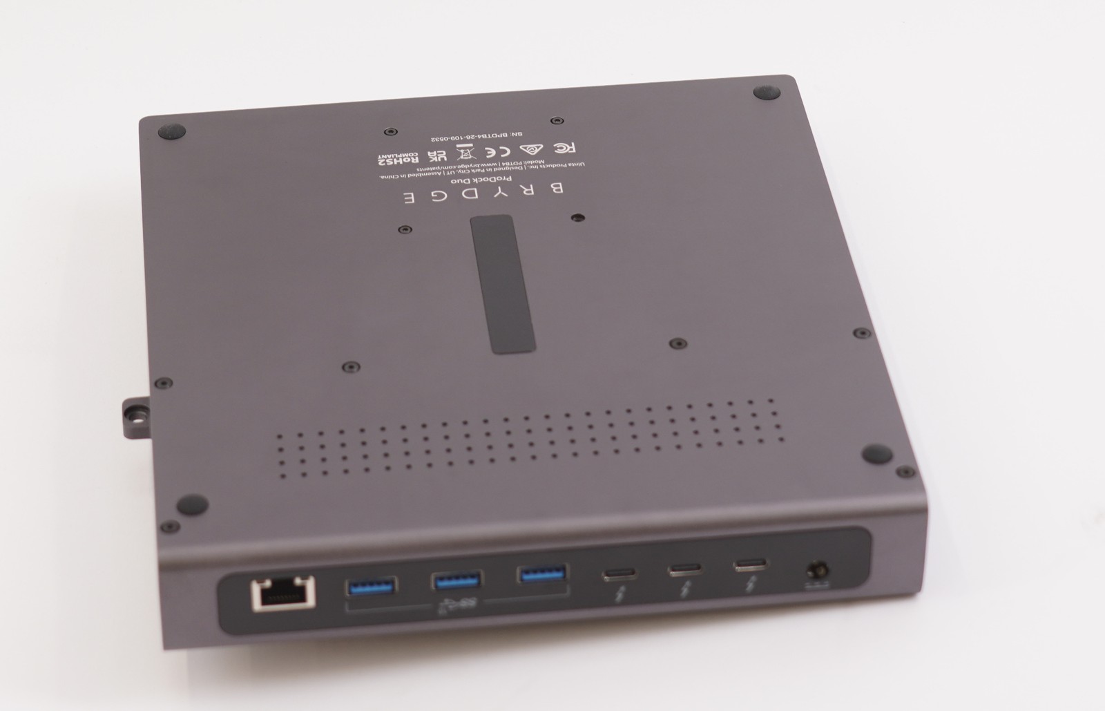 Brydge ProDock Duo Vertical Dual-Display Thunderbolt 4 Dock for MacBook