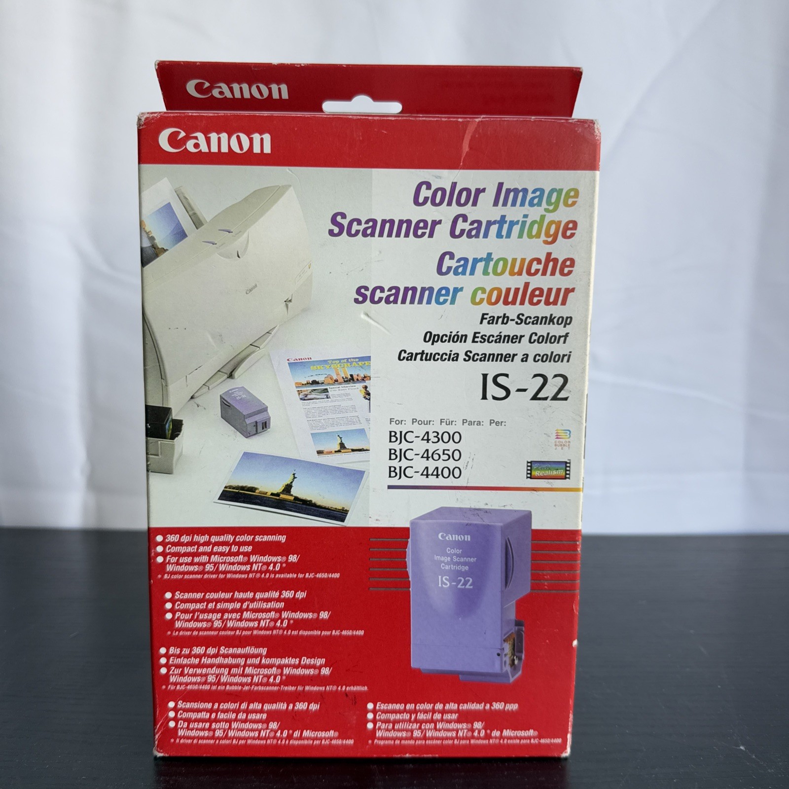 Genuine CANON COLOR IMAGE SCANNER CARTRIDGE IS-22 - NIB
