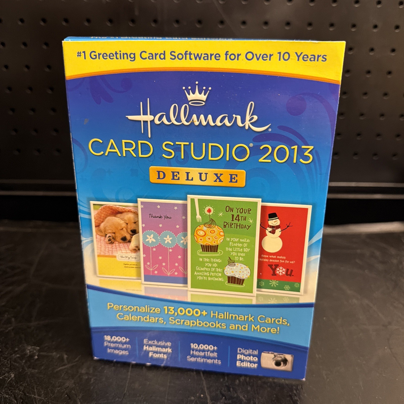 NOS - Hallmark Card Studio Deluxe 2013 Greeting Card Software Windows + Bonus CD