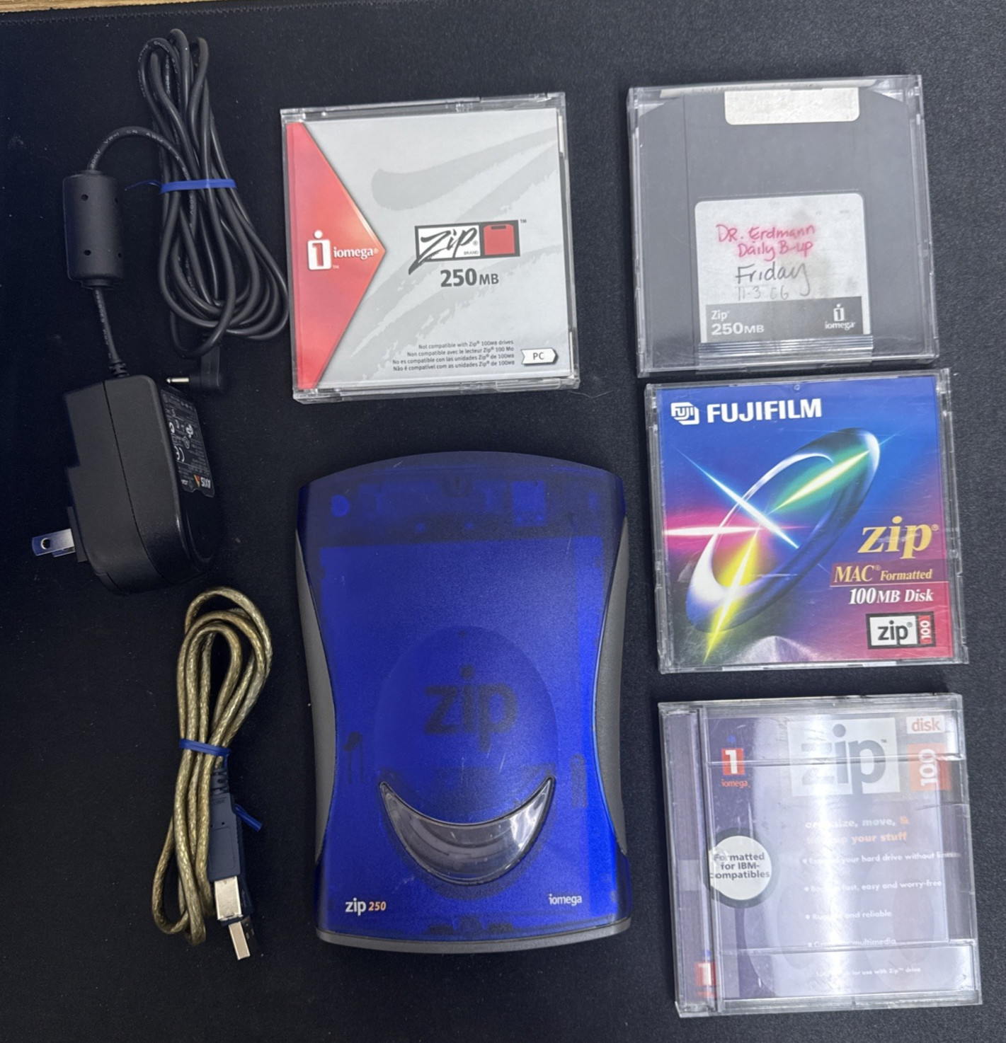 External Zip 250 USB Drive, Z250USBPCMBP Redesigned to Prevent Death Click
