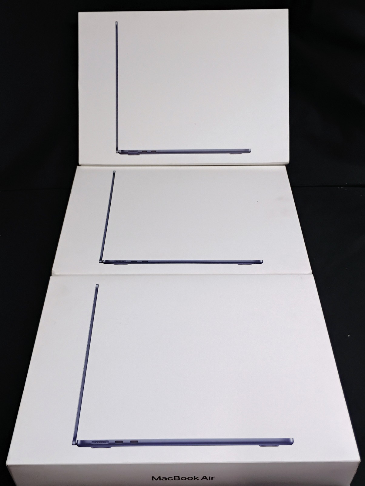 (3) EMPTY BOX Apple MacBook Air 13.6" Model A2681 16GB/256GB