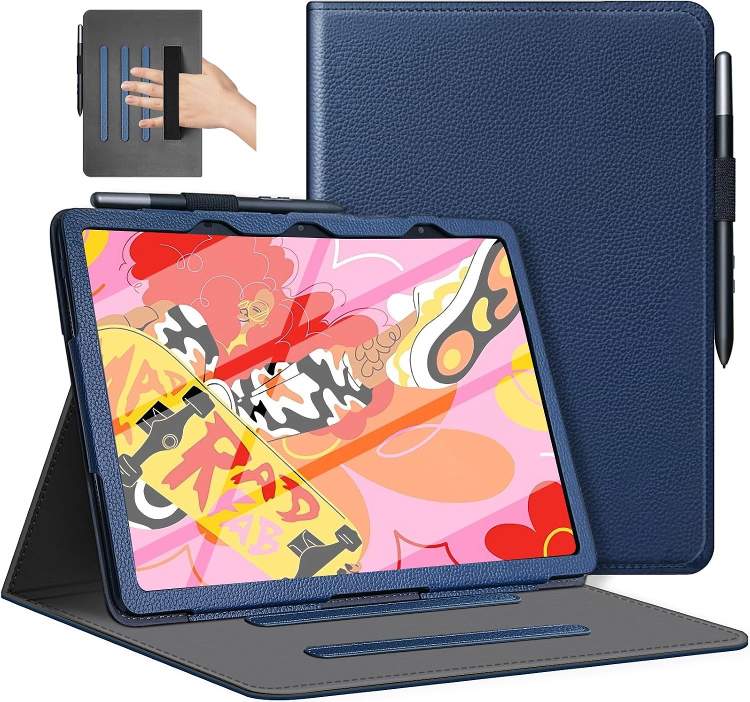 Case for XPPen Magic Drawing Pad Tablet 12.2 Inch, Premium PU Leather Folio Cove