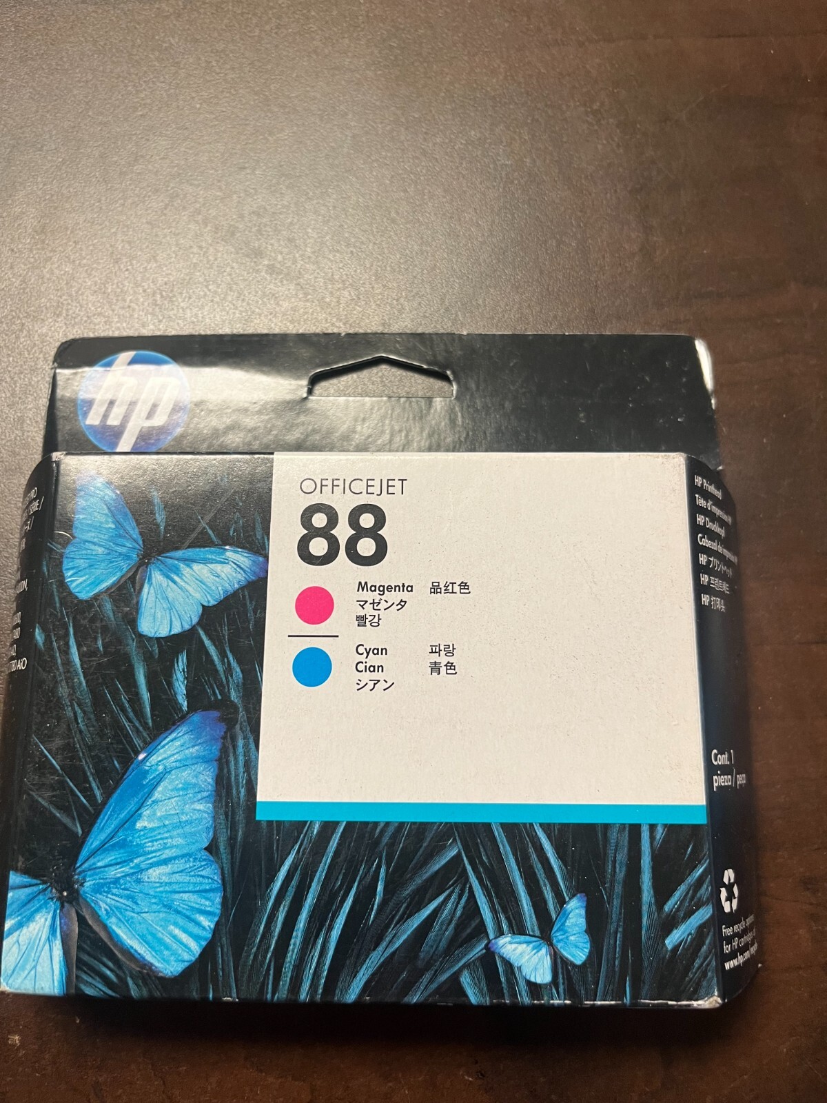 2012- HP OFFICEJET 88  Magenta/Cyan C9382A BRAND NEW
