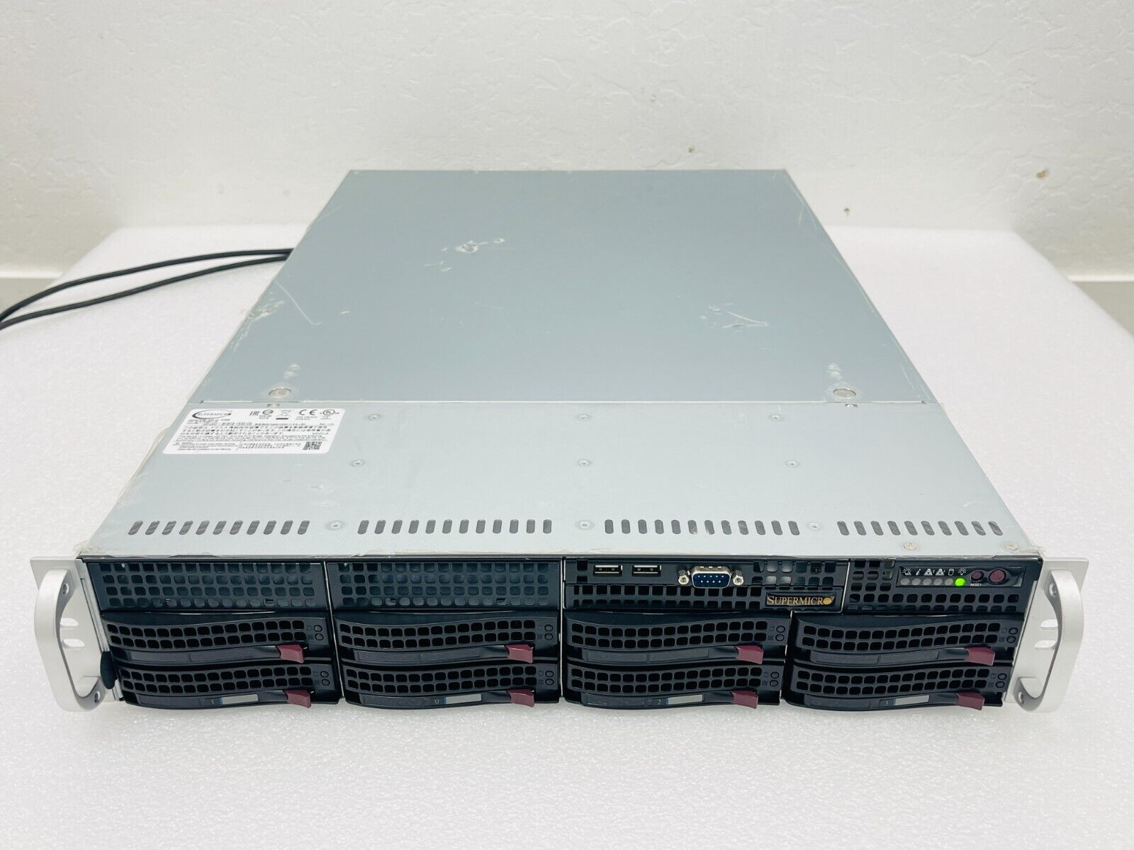 Supermicro 815-10 Server With x2 Intel 4210R 2.40Ghz, RAM 64GB PC4, X11DPi-N