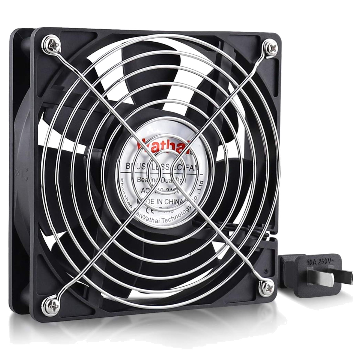 EC 120mm x 25mm Ball DIY Cooling Ventilation Exhaust Fan 110V 115V 120V 220V ...
