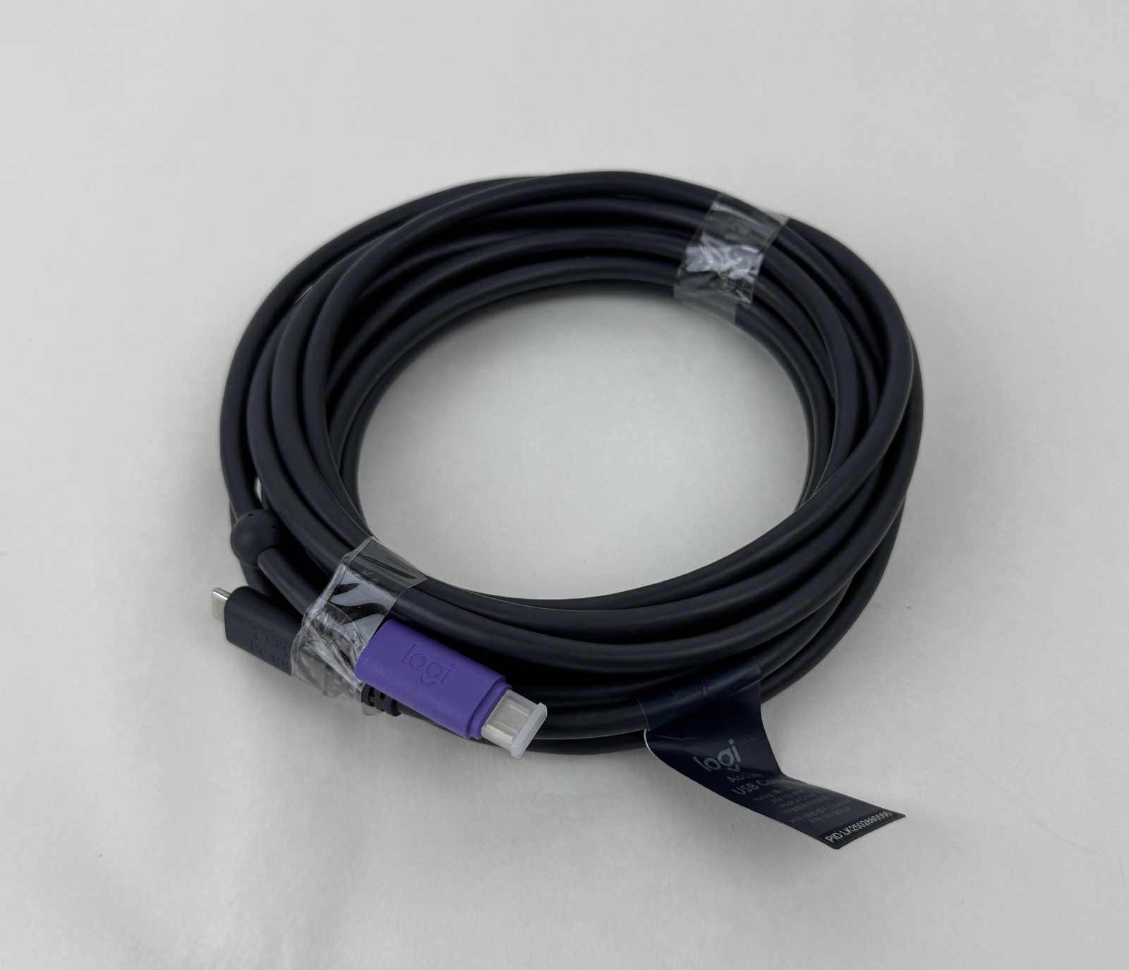 Logitech 952-000195 Active USB-C Cable 16.40 ft for Video Conferencing Camera