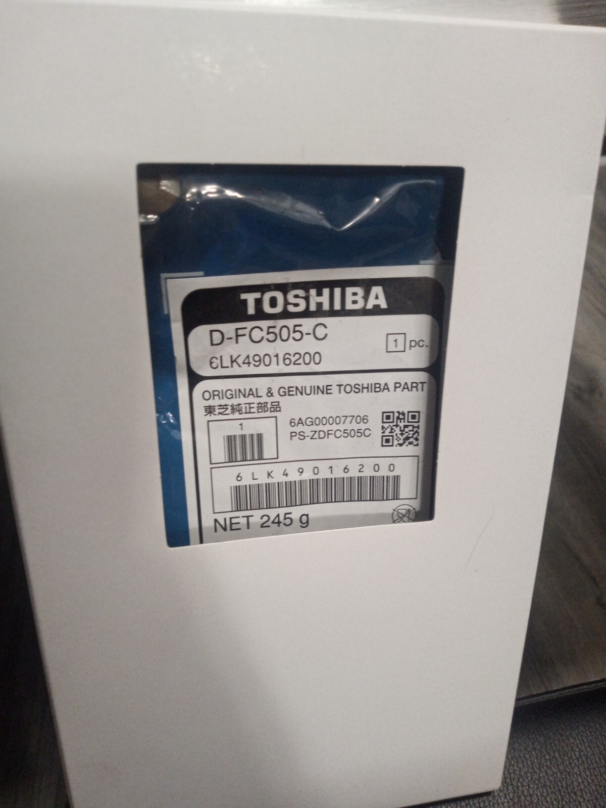 Genuine Toshiba 6LK49016200 (D-FC505-C) CYAN Developer 