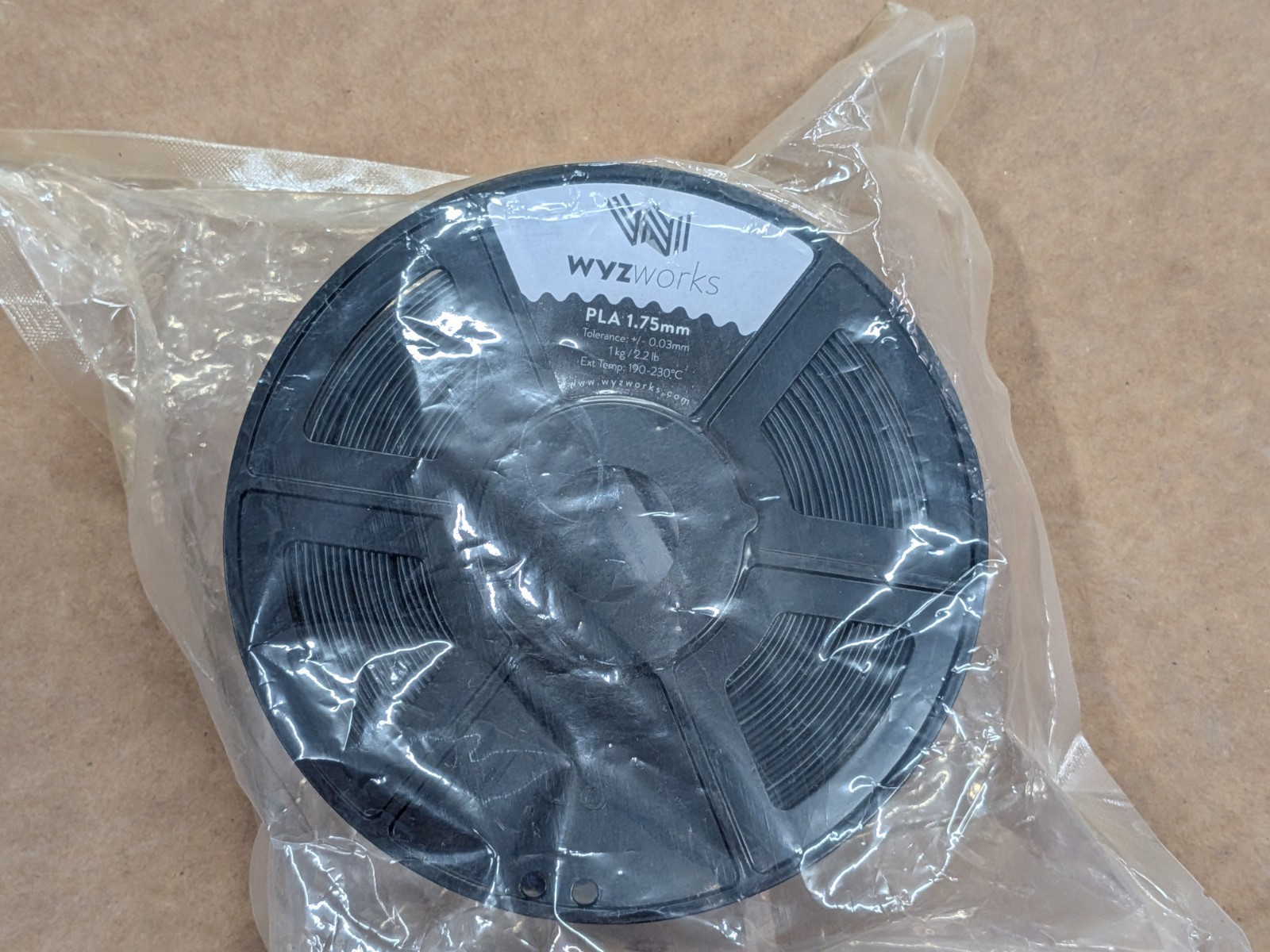Wyzworks Blue Grey PLA 3D Printer Filament 1.75mm ( 1kg SPOOL)