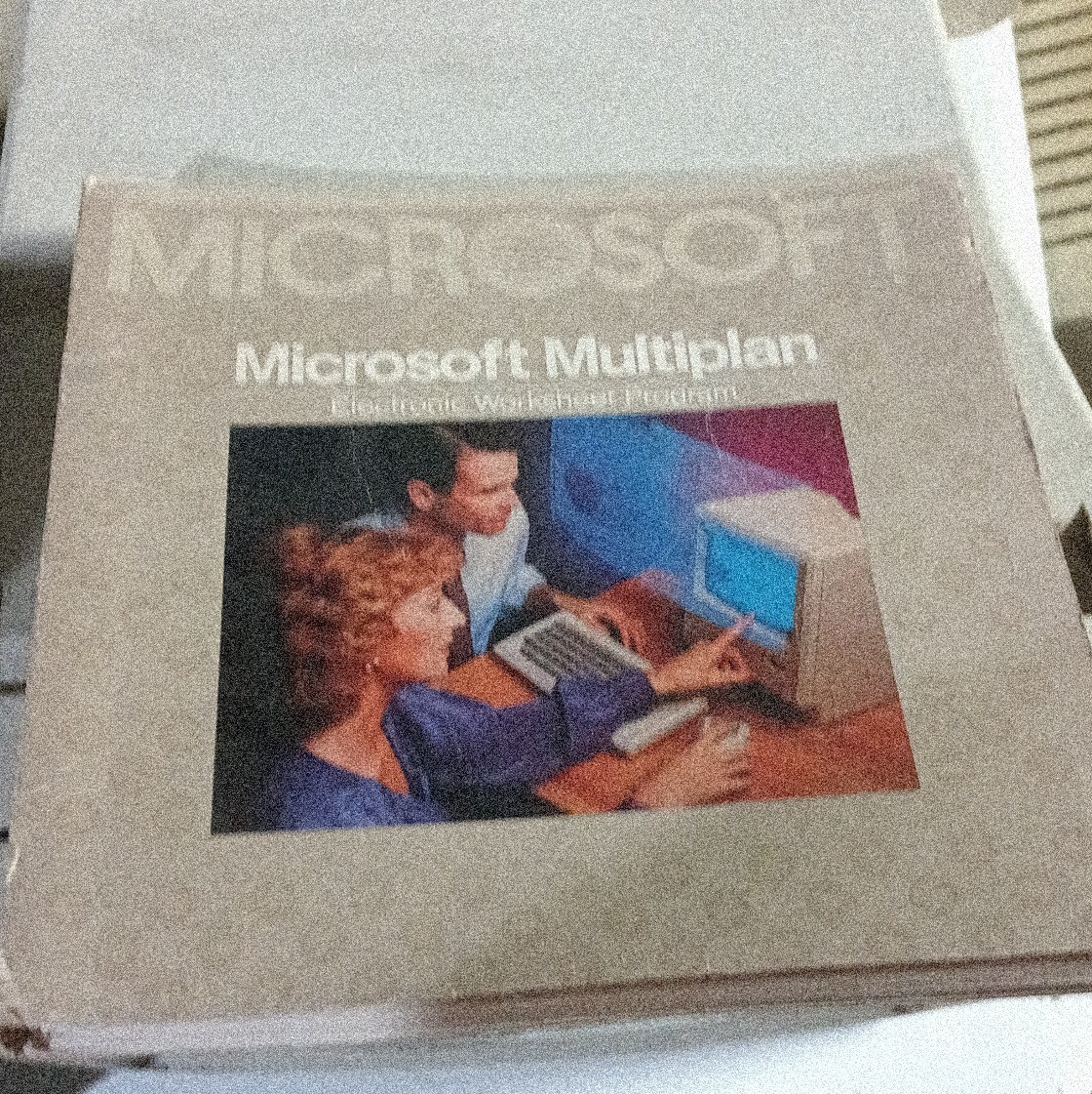 Vintage 1984 Microsoft Multiplan Manual Apple Macintosh Mac Retro OEM