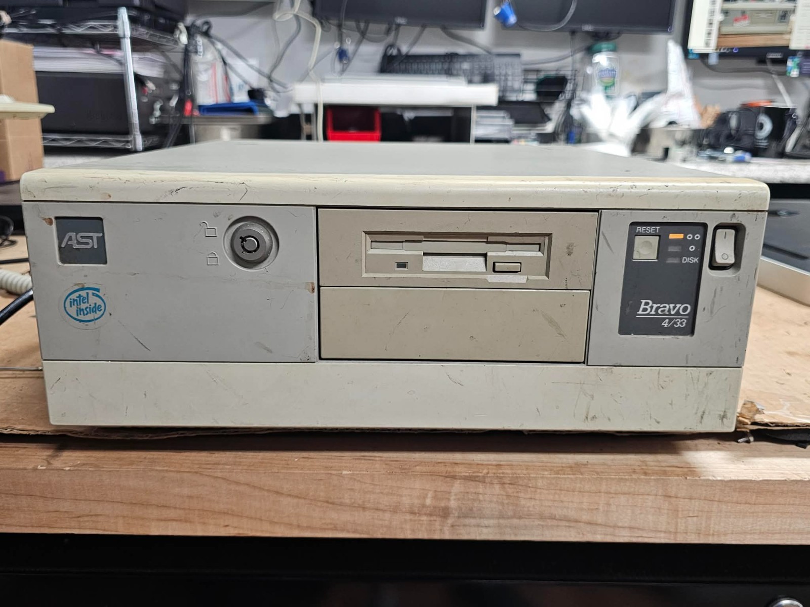 Vintage Retro Gaming AST Bravo LC 4/33 Desktop PC Intel 486 DX 33 CPU 8MB RAM #3