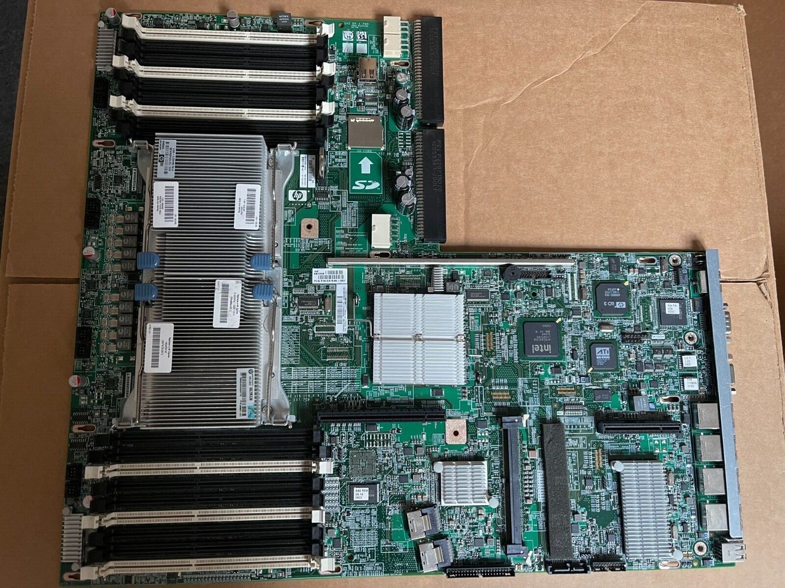 HP 602512-001 MOTHERBOARD 2x HS.1366 DDR3 DL360 G7 591545-001 
