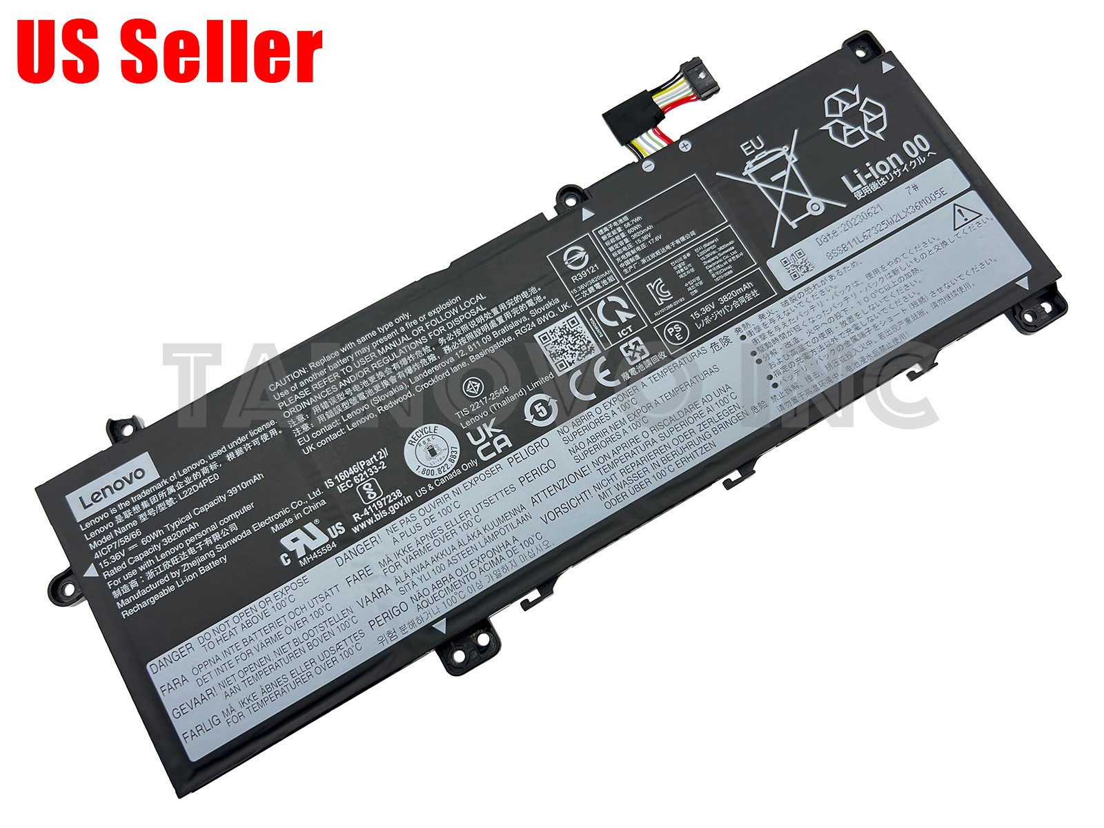 New Genuine L22D4PE0 Battery for Lenovo ThinkBook 14 G6 G7 G8 L22M4PE0 L22B4PE0