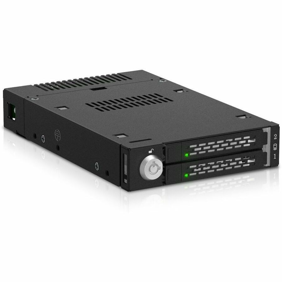 Icy Dock ToughArmor MB834MK-B V2 2 Bay M.2 NVMe SSD PCIe 4.0 Rack Enclosure