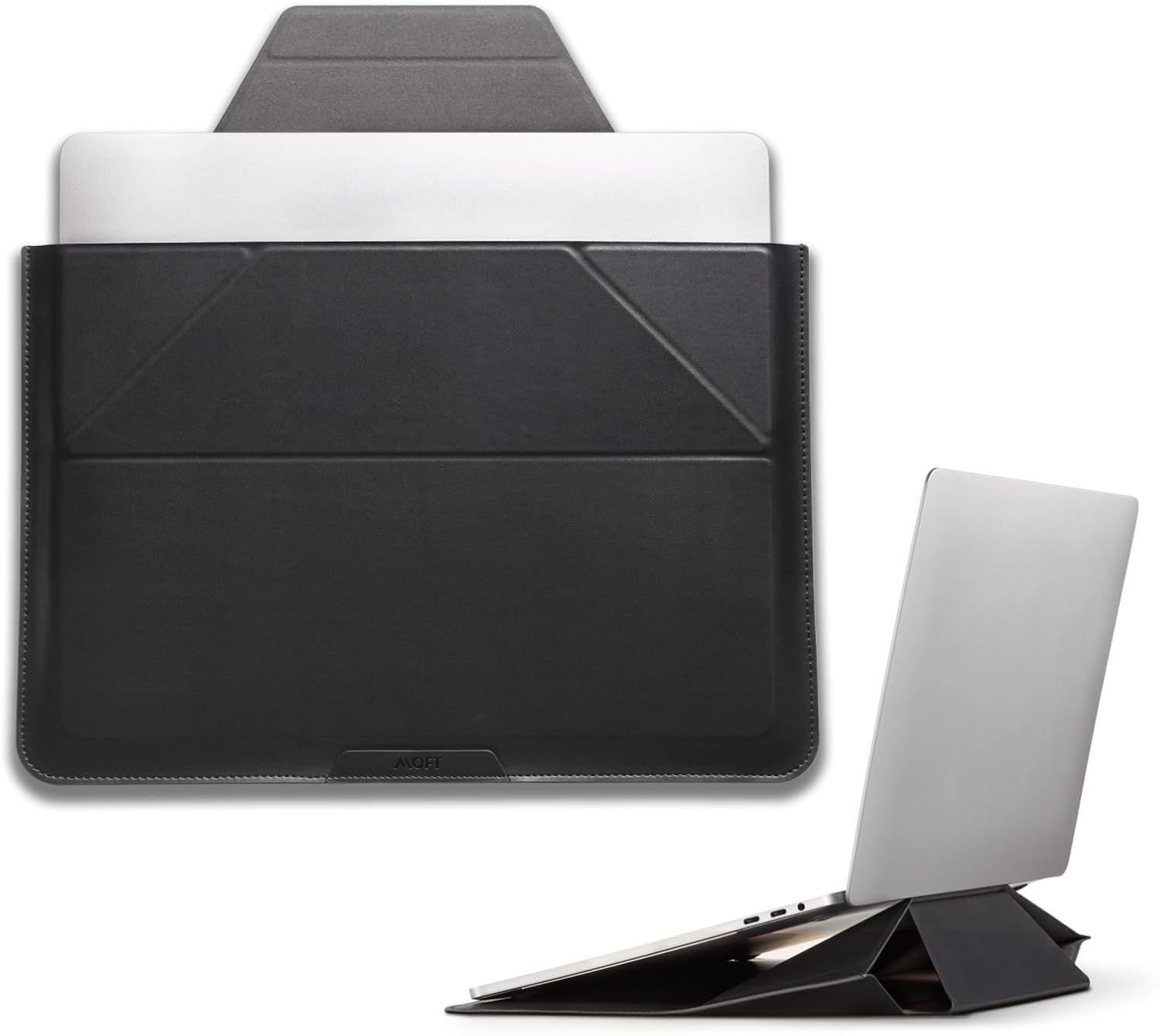 Laptop Carry Sleeve, 2-in-1 Laptop Bag & Stand for 16" MacBook Air/Pro & Dell/HP